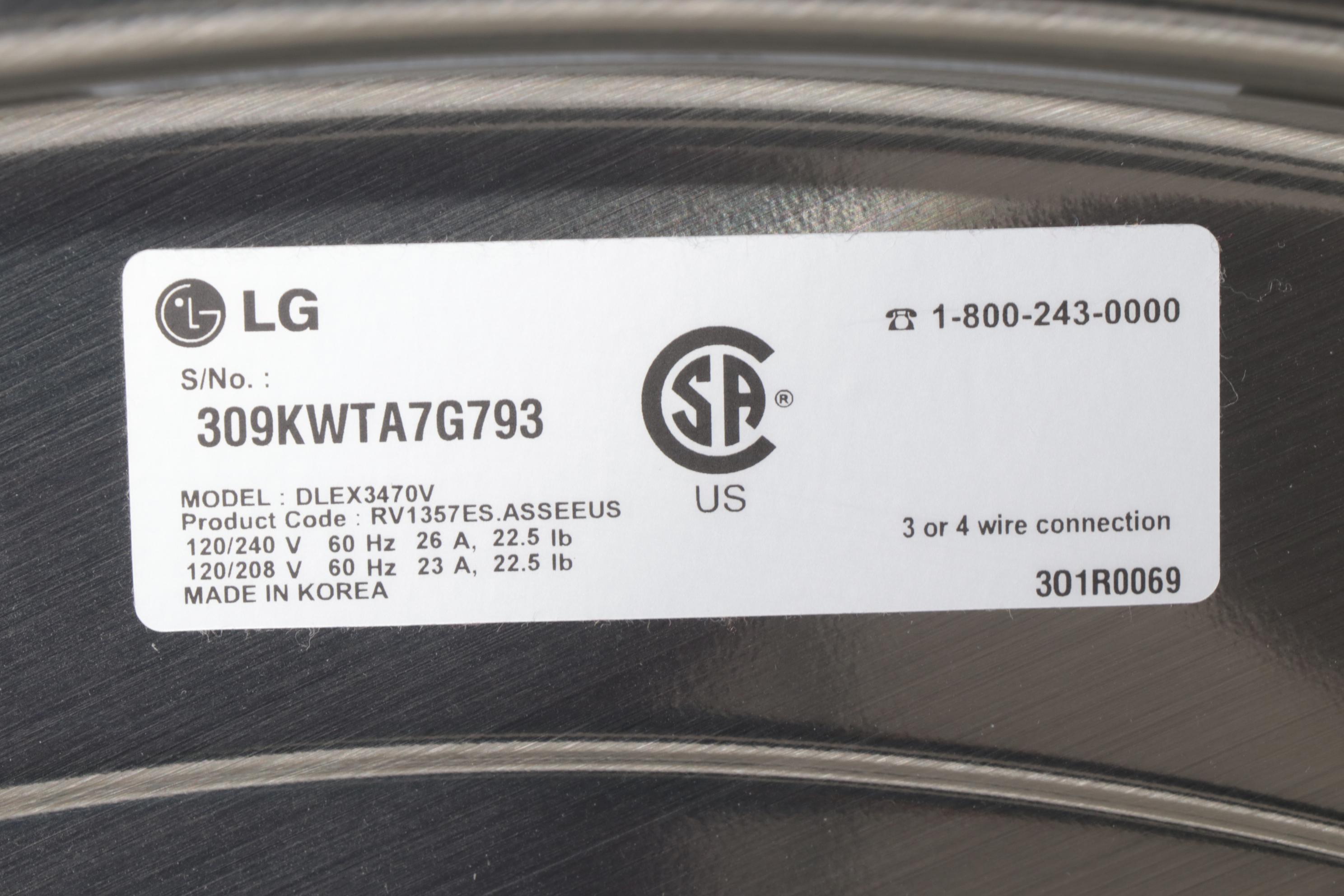 LG Graphite Steel 4.6 Cu. Ft. Turbo Washer, 7.3 Cu. Ft. Steam Dryer on Pedestals