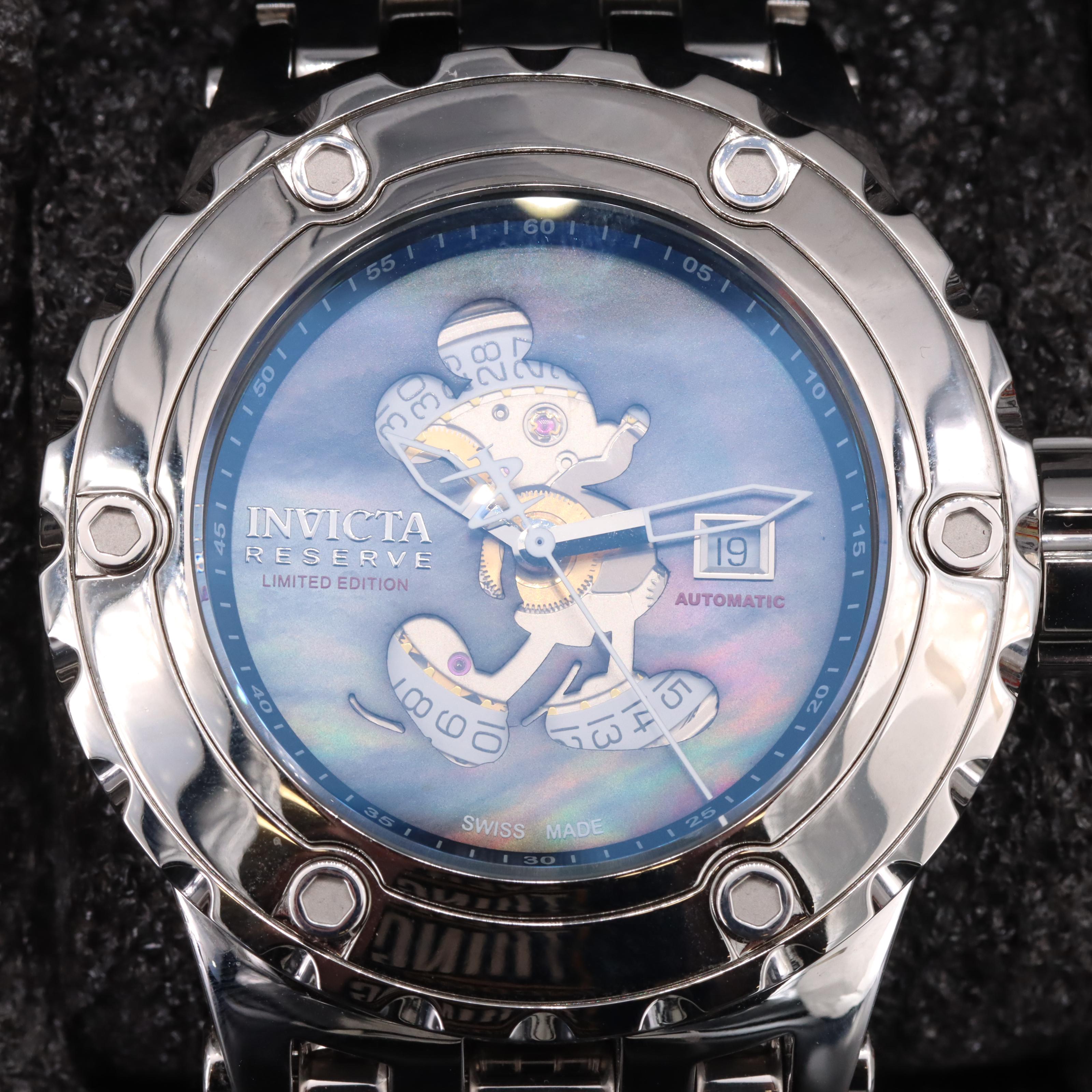Limited Edition Disney, Tourbillon and Invicta Watches