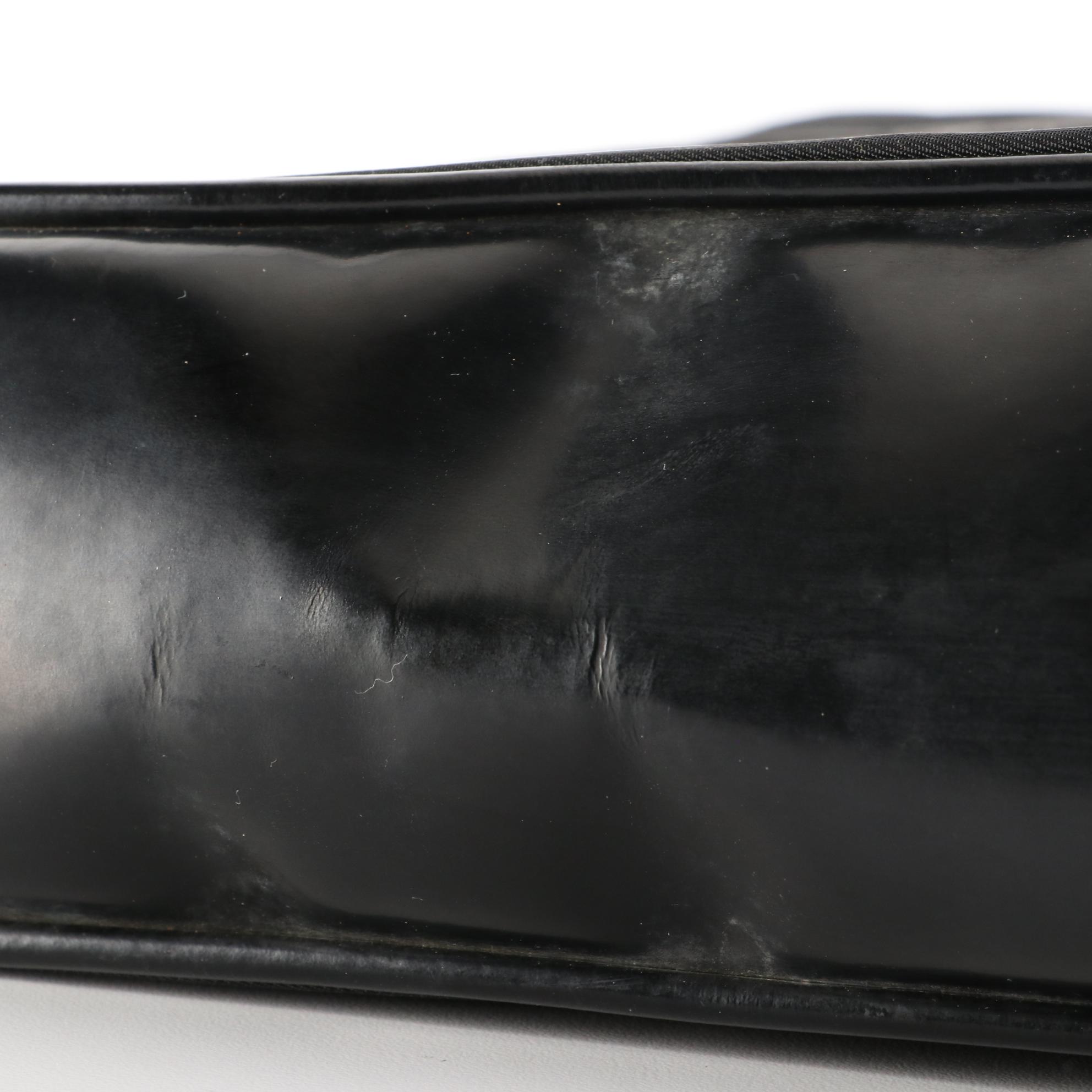 Prada Nylon Tessuto Tote with Leather Trim