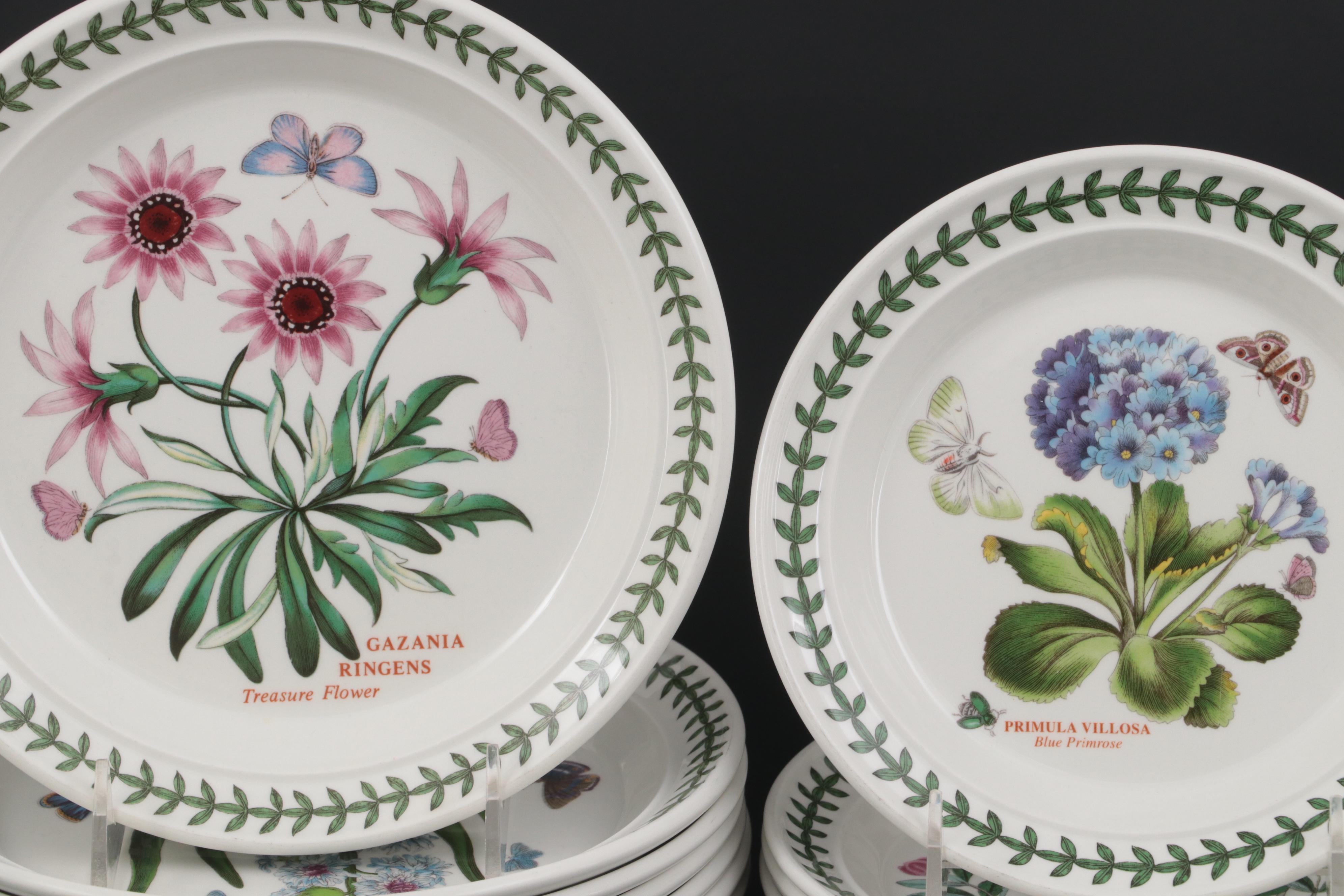 Portmeirion "The Botanic Garden" Ceramic Dinnerware and Footed Tureen