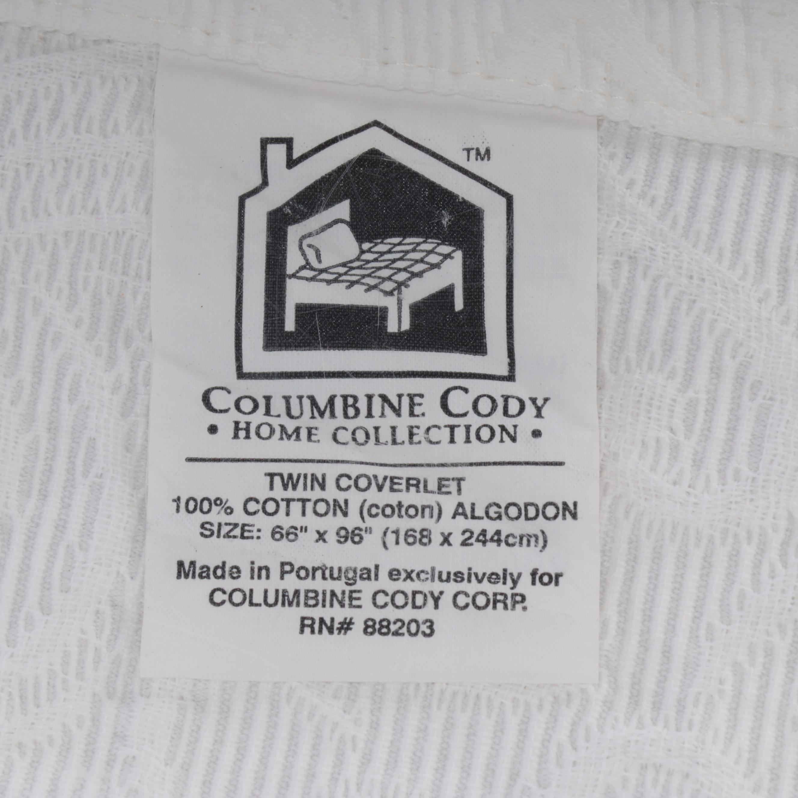 Bates"Queen Elizabeth" Queen Bedspread with Other Matelasse and Wool Bed Linens