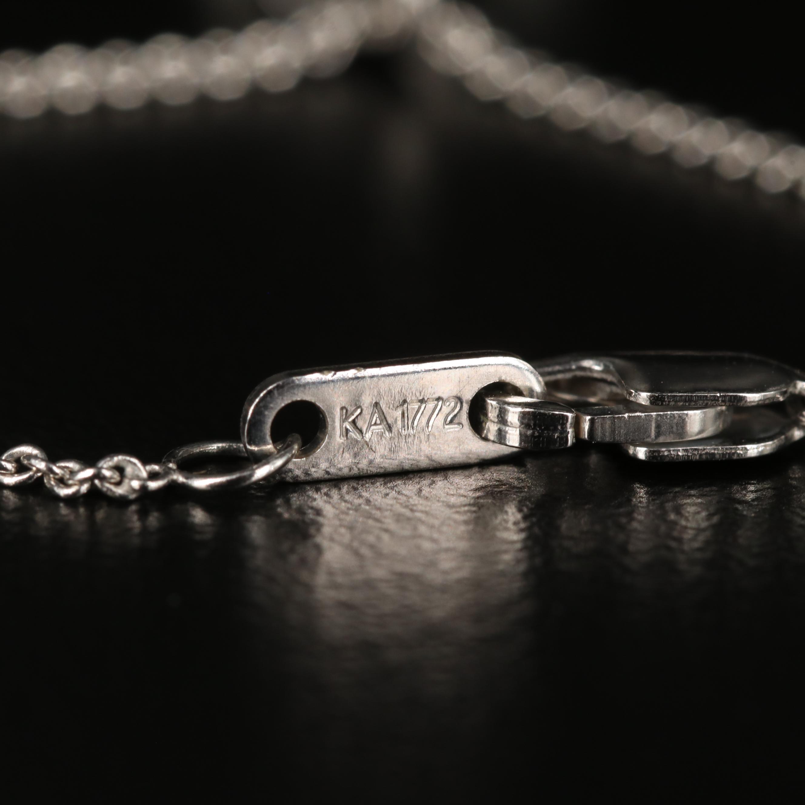 Sterling Ruby and Sapphire Serpent Pendant Necklace