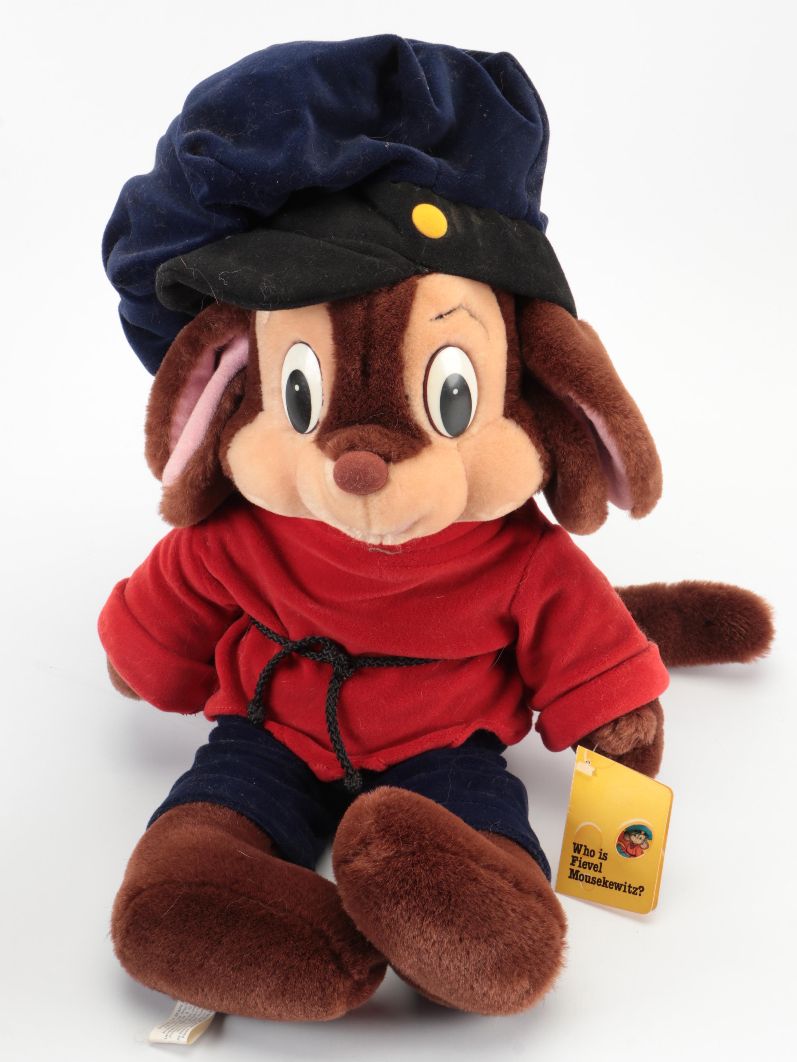 Charleen Kinser Designs Stuffed "Wee Tad" Bear with Other Stuffed Animals