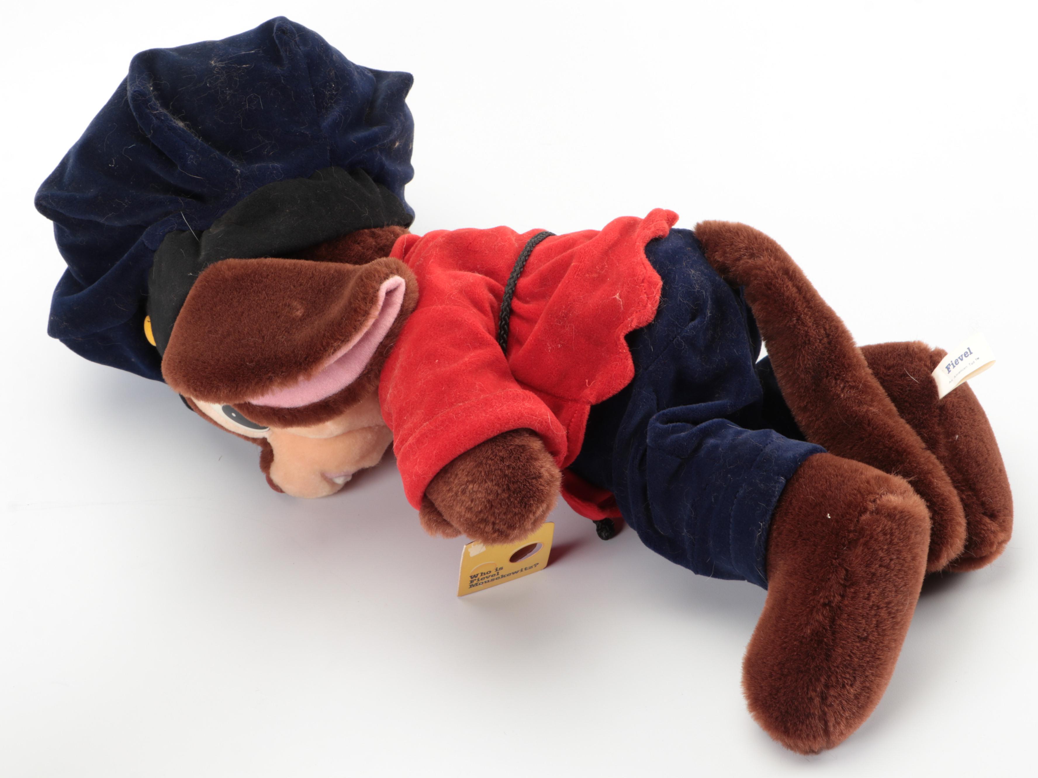 Charleen Kinser Designs Stuffed "Wee Tad" Bear with Other Stuffed Animals