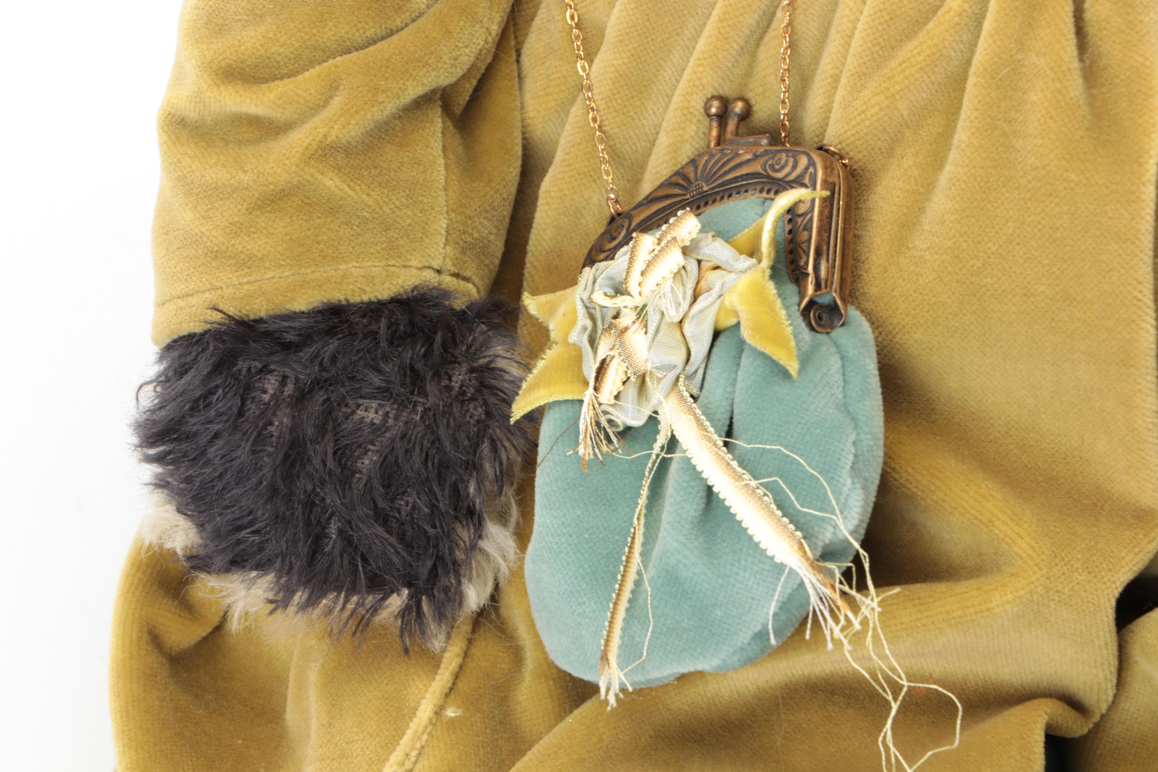 Charleen Kinser Designs Stuffed "Wee Tad" Bear with Other Stuffed Animals