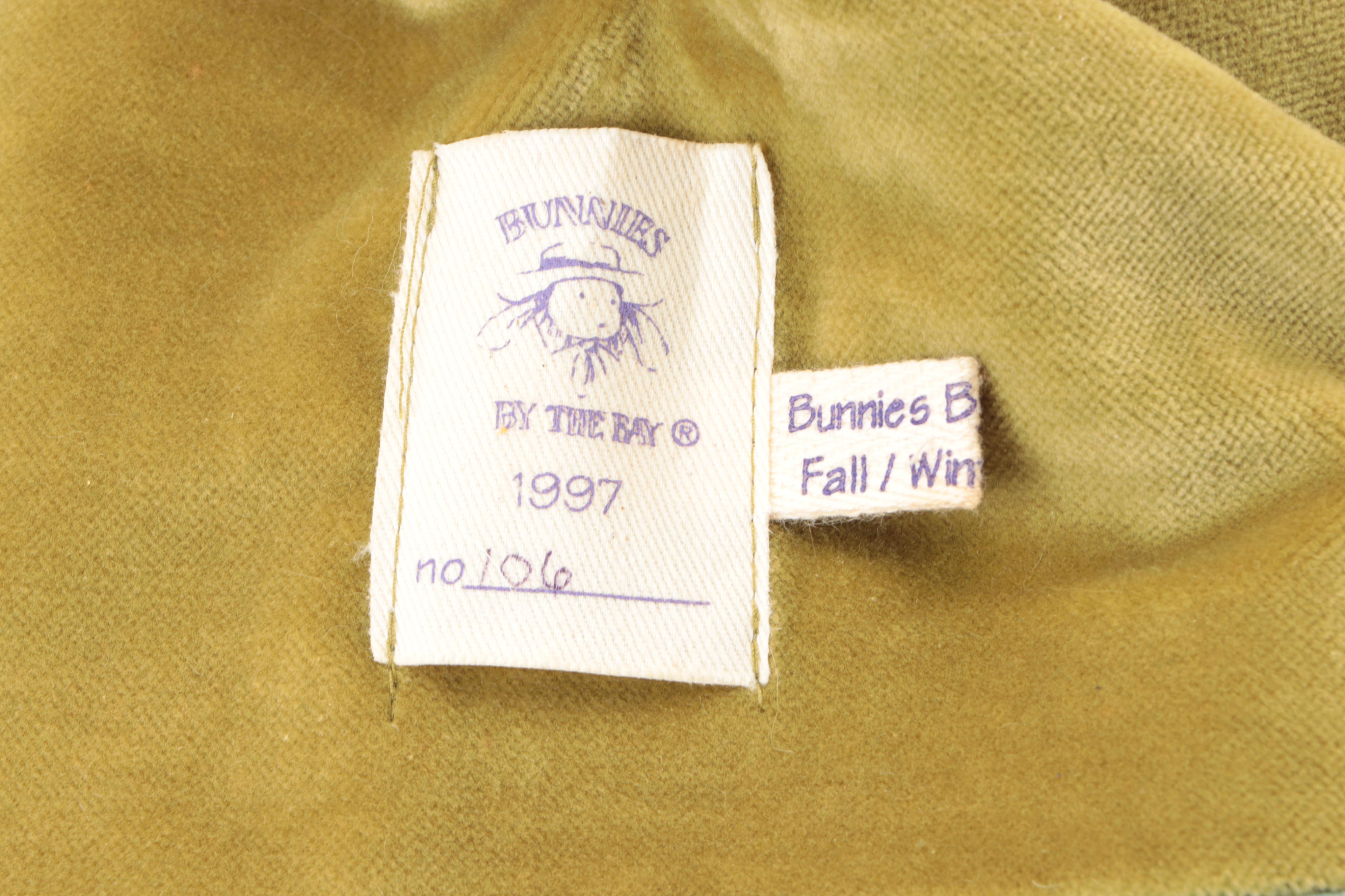 Charleen Kinser Designs Stuffed "Wee Tad" Bear with Other Stuffed Animals