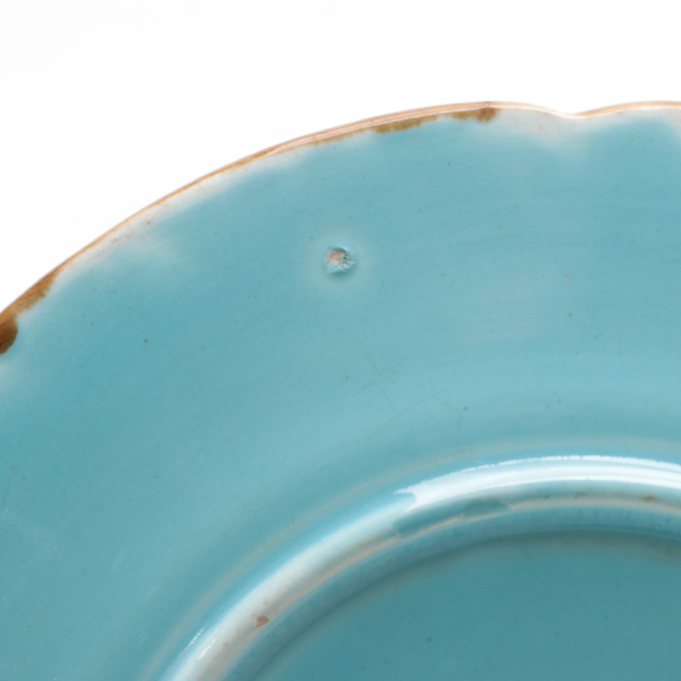 Griffin, Smith & Hill with Other French Earthenware Majolica Plates