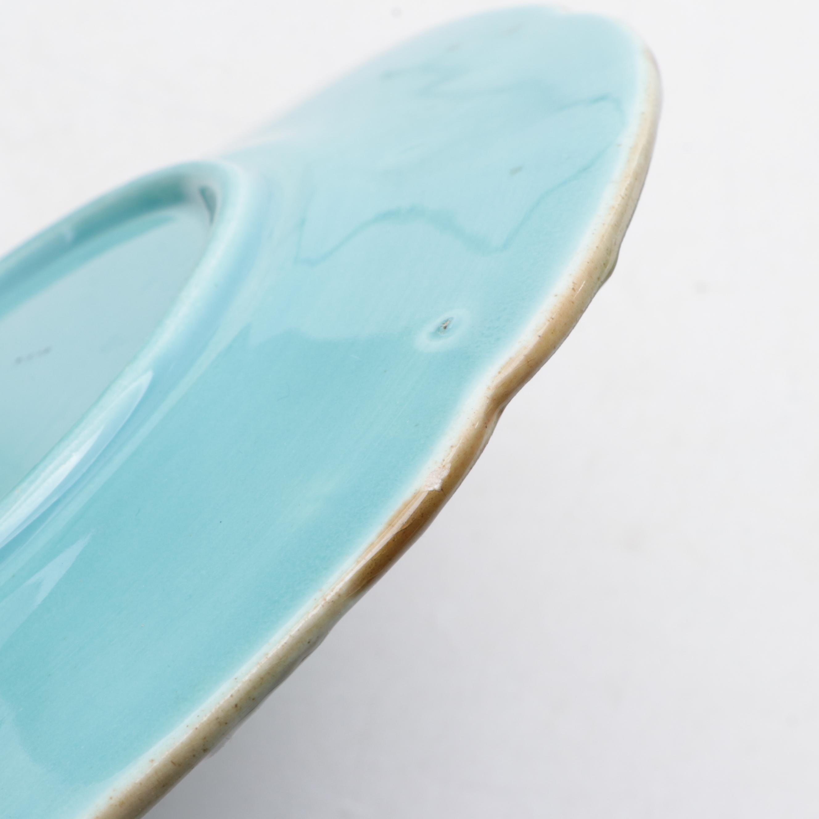 Griffin, Smith & Hill with Other French Earthenware Majolica Plates