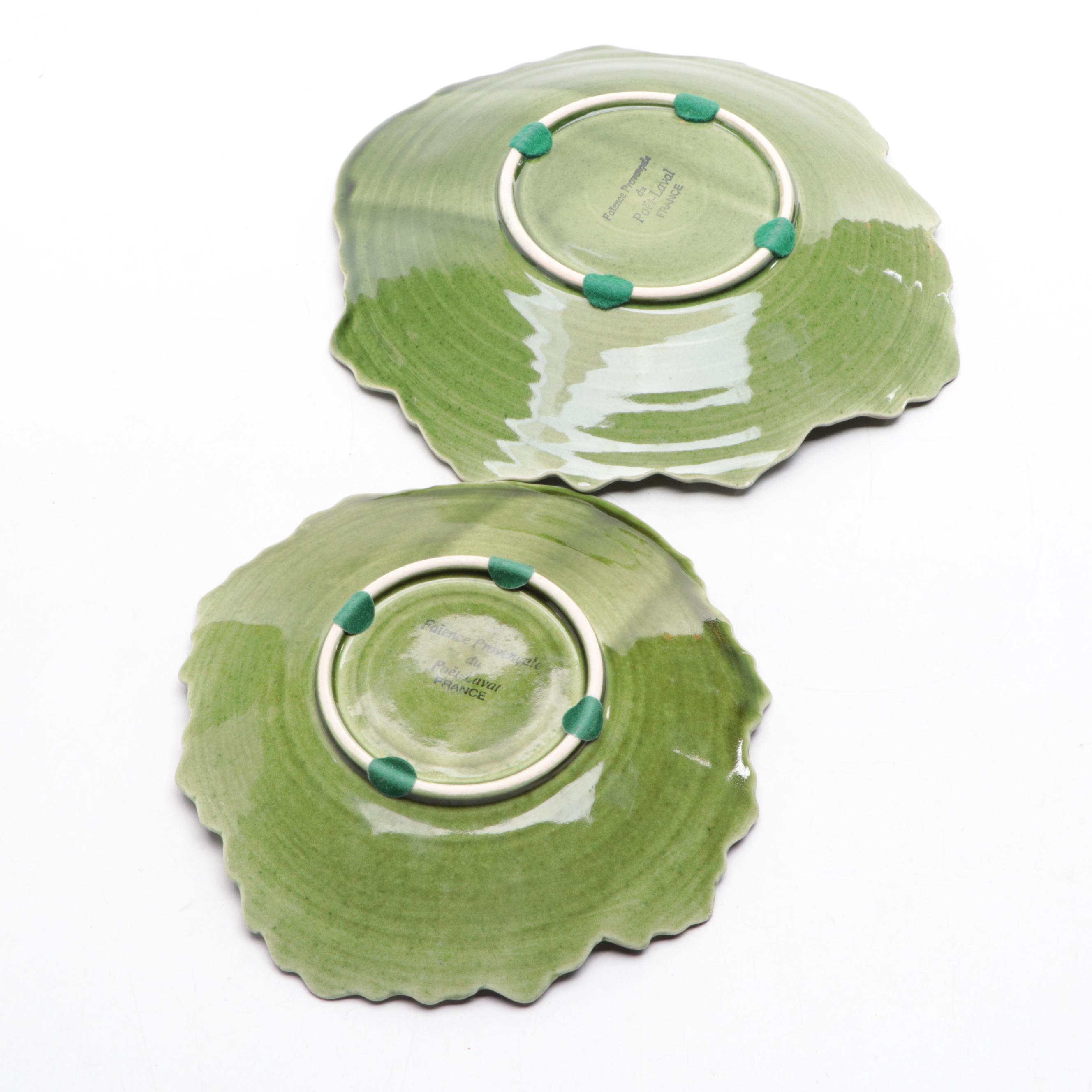 Griffin, Smith & Hill with Other French Earthenware Majolica Plates