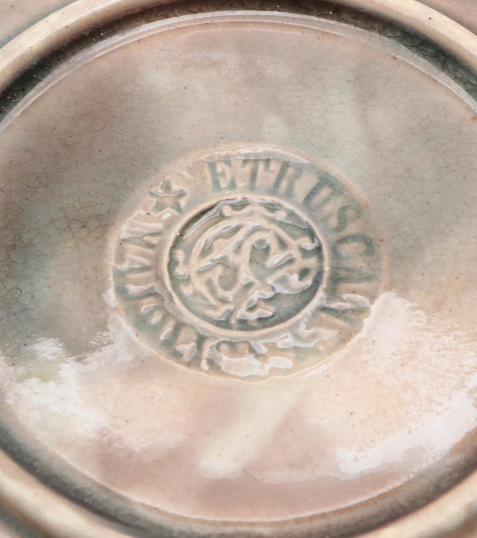 Griffin, Smith & Hill with Other French Earthenware Majolica Plates