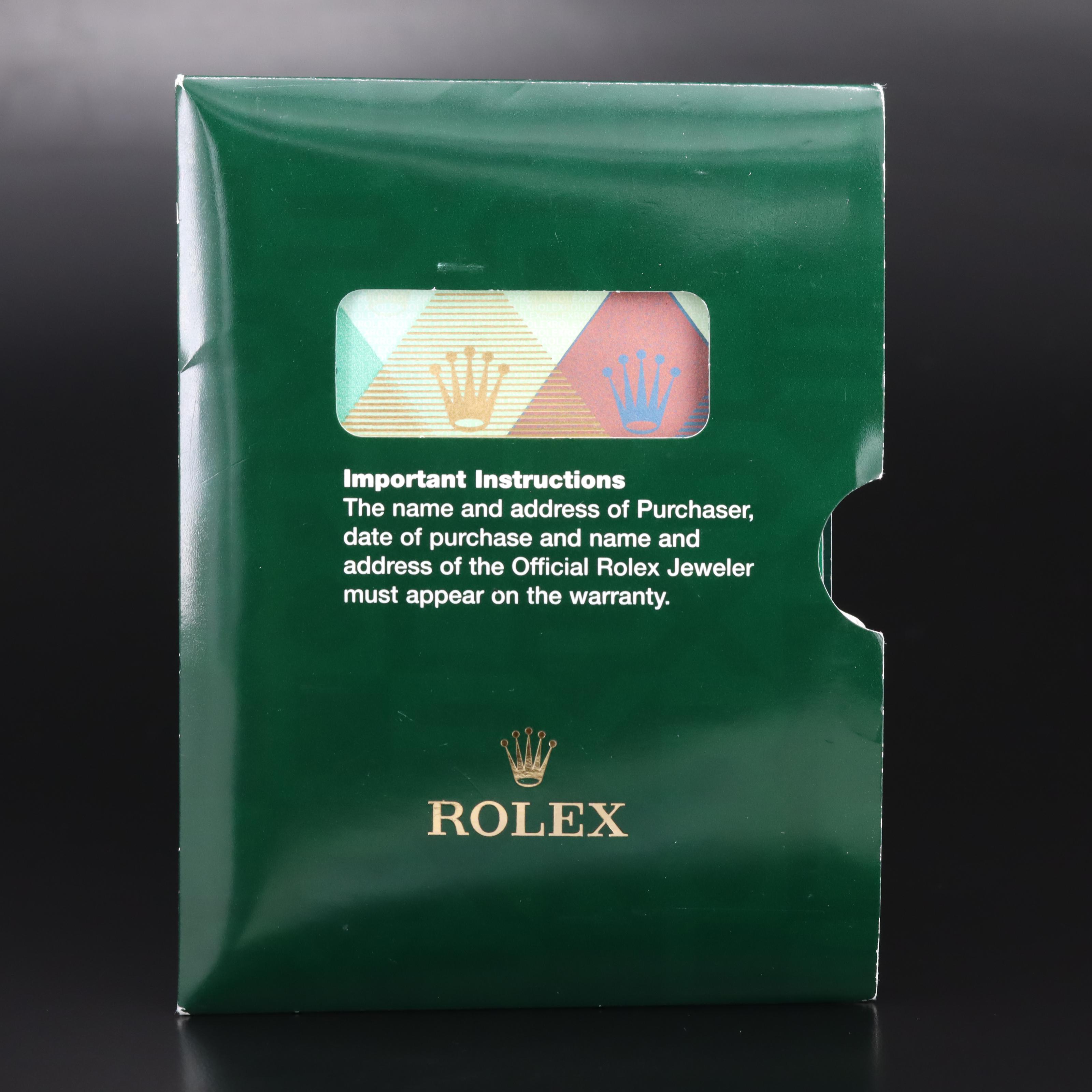 2002 Rolex Oyster Perpetual Watch