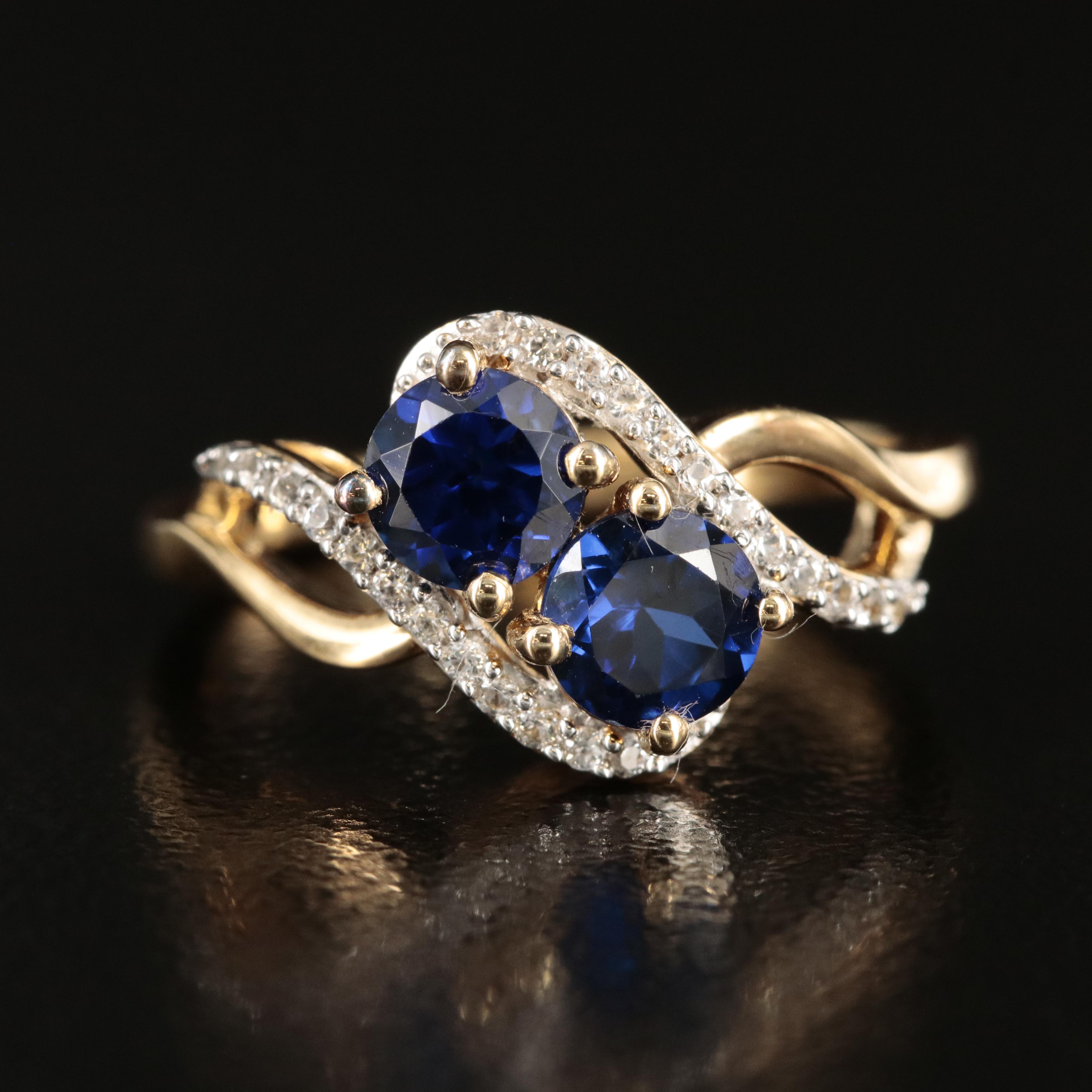 Sterling Sapphire Ring