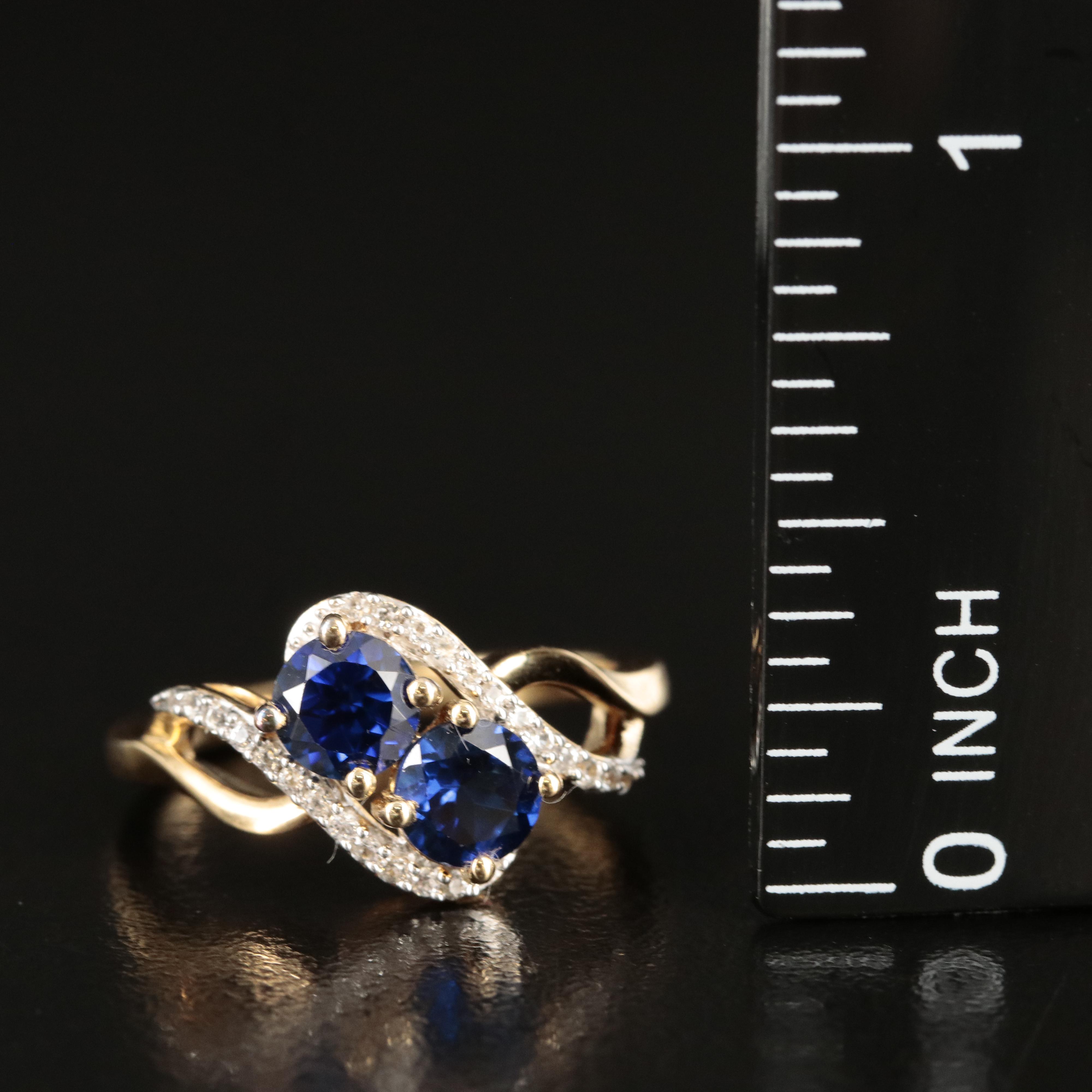 Sterling Sapphire Ring