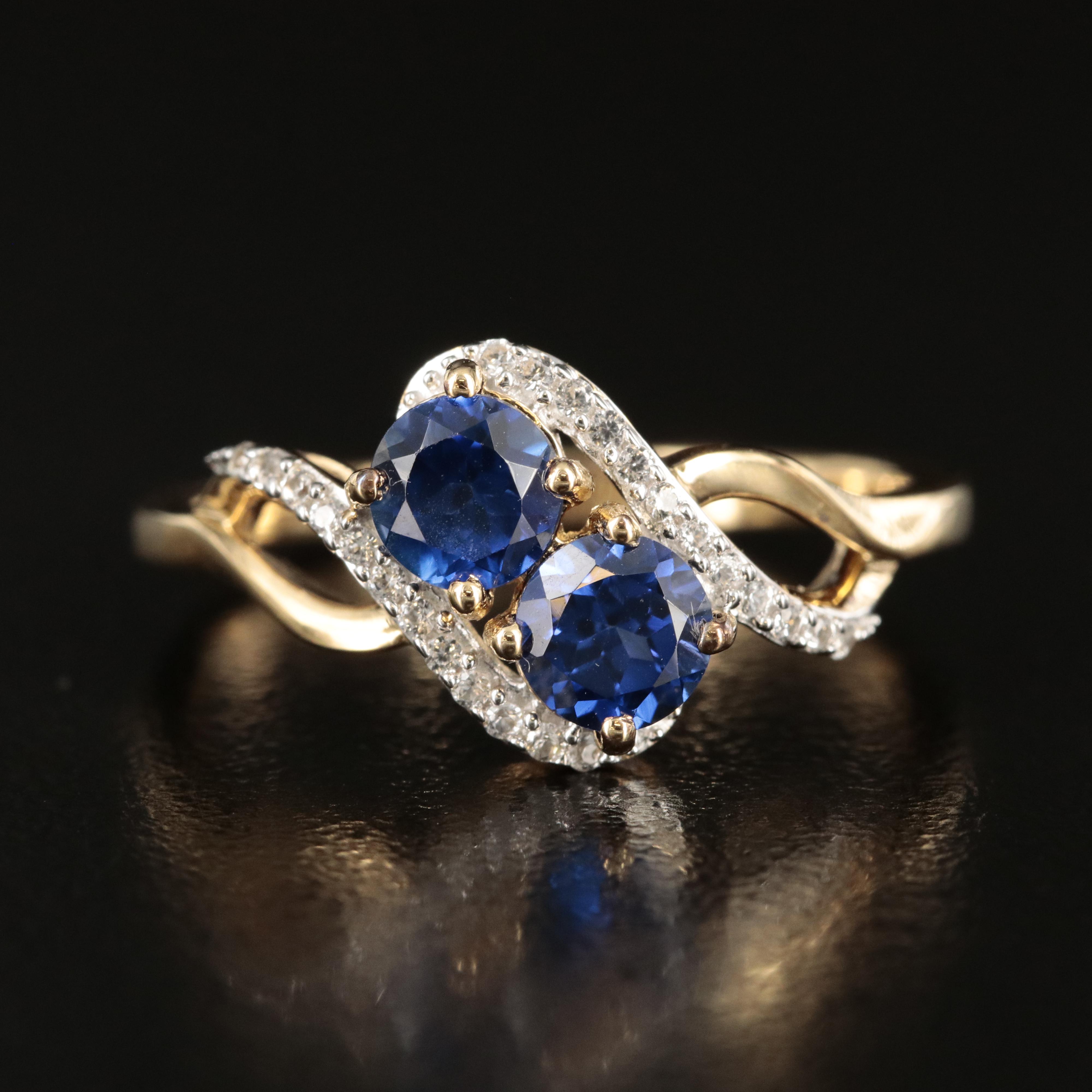 Sterling Sapphire Ring