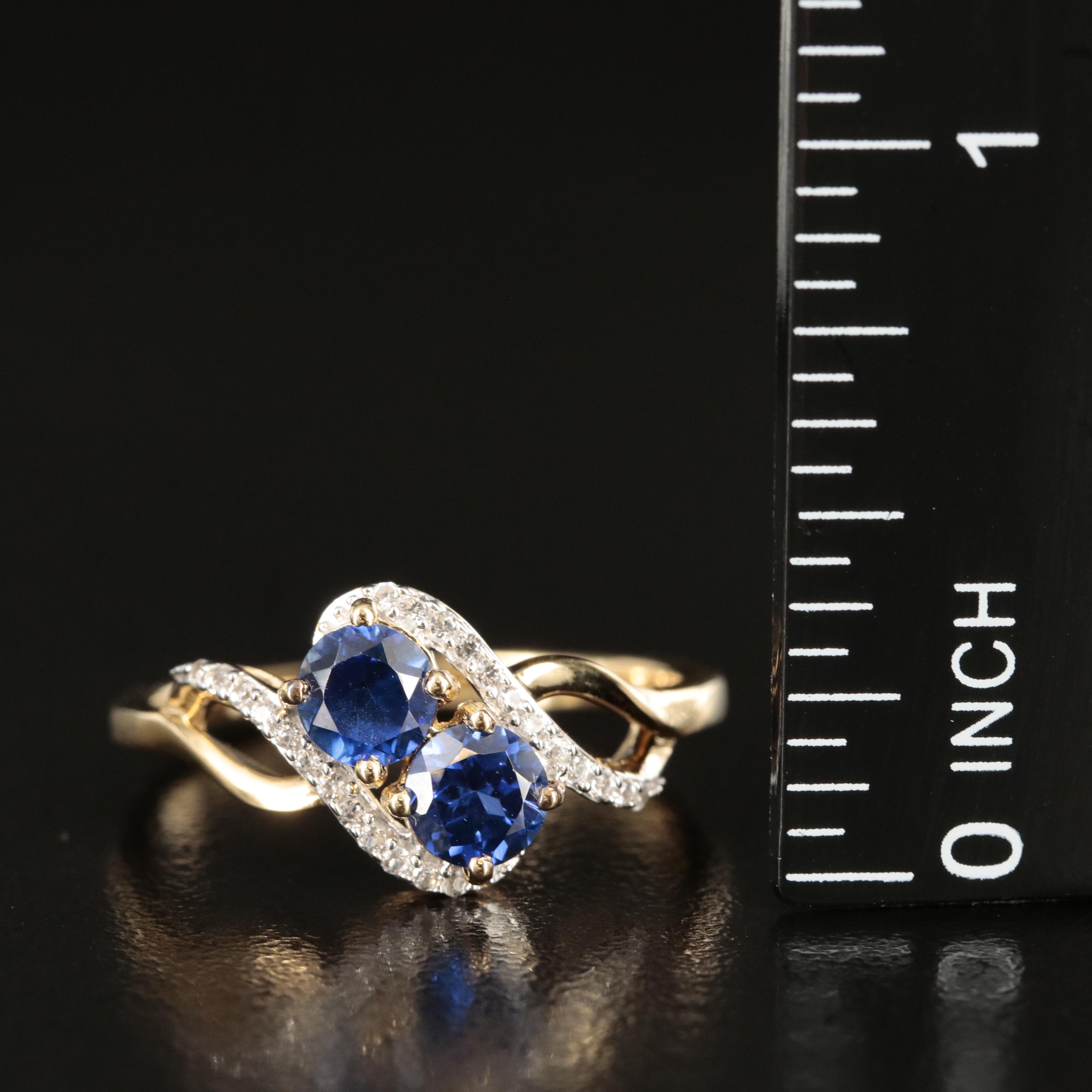 Sterling Sapphire Ring
