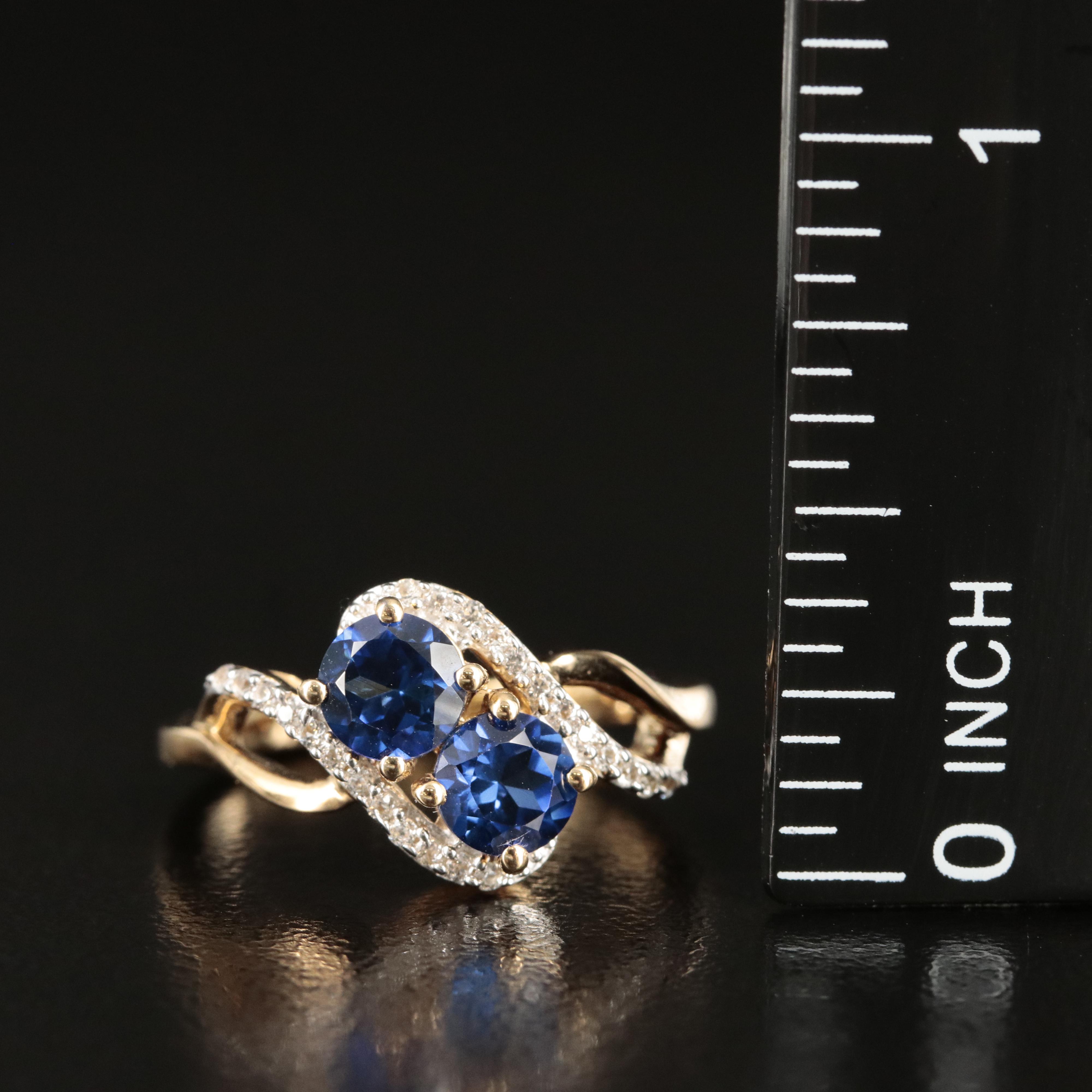 Sterling Sapphire Ring