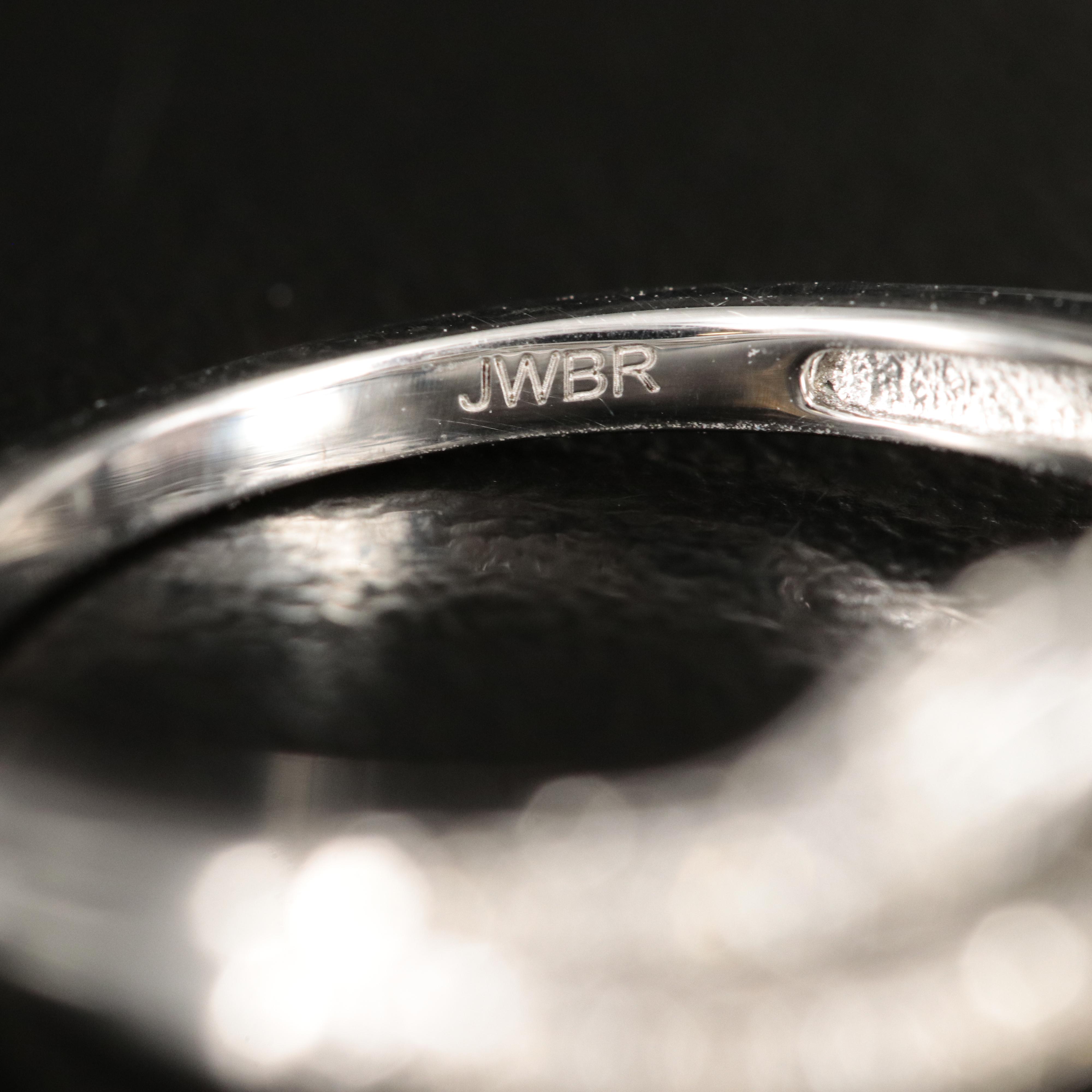 Sterling Diamond Heart Ring