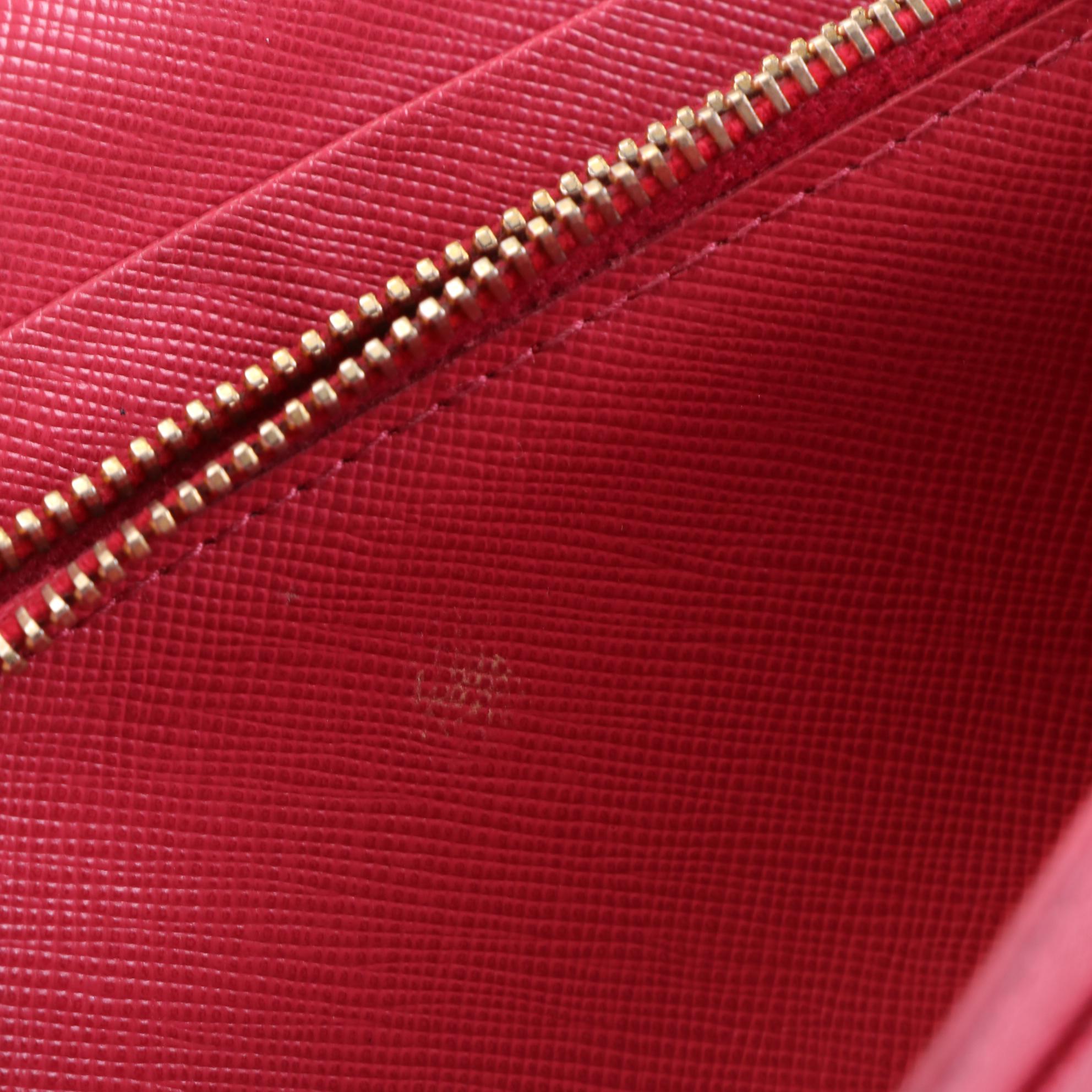 Prada Continental Wallet in Saffiano Leather