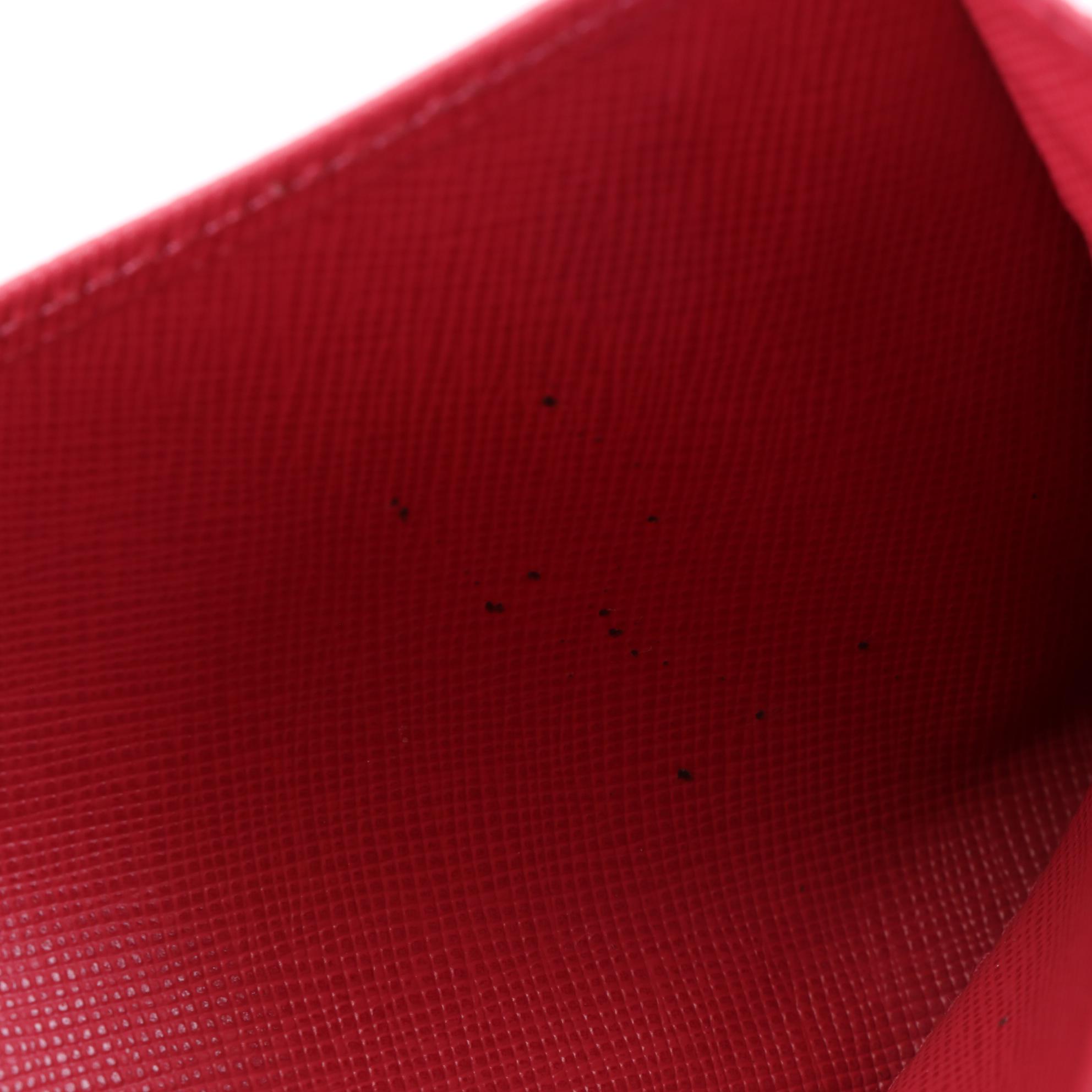 Prada Continental Wallet in Saffiano Leather