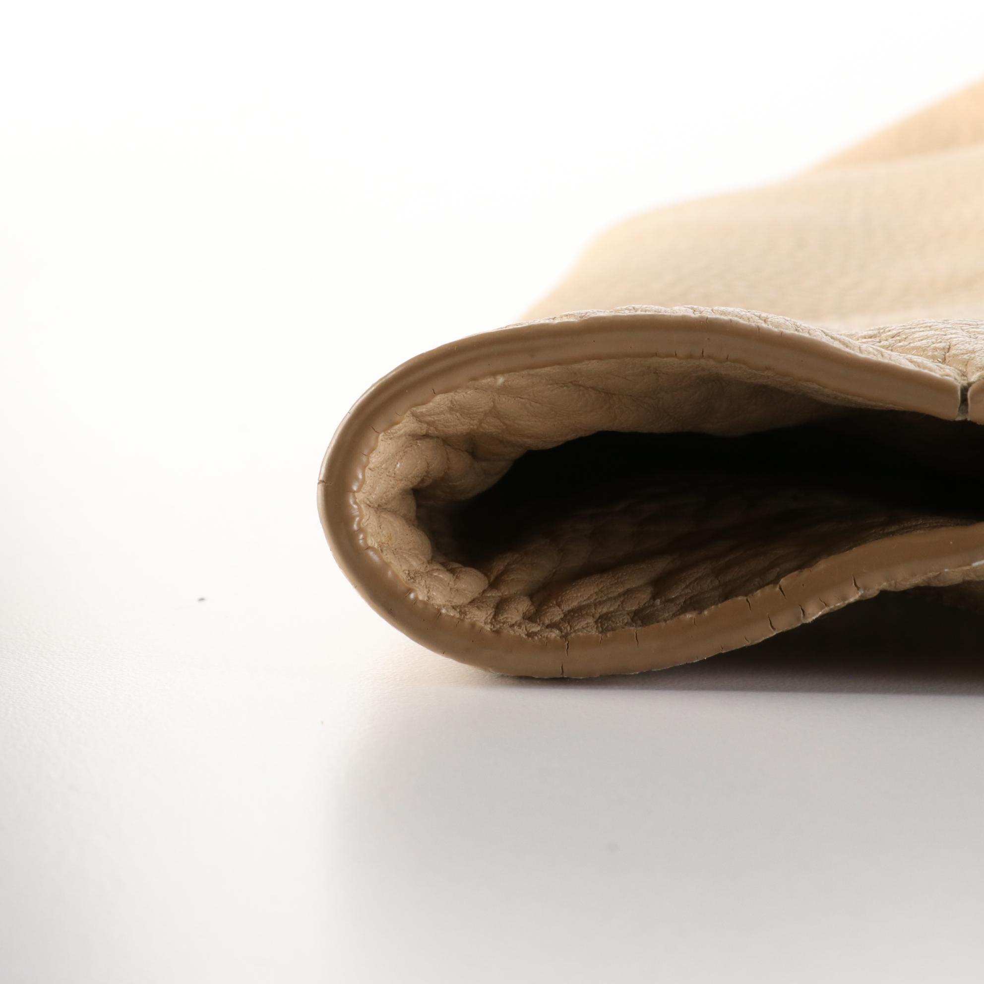 Prada Grained Leather Shoulder Tote