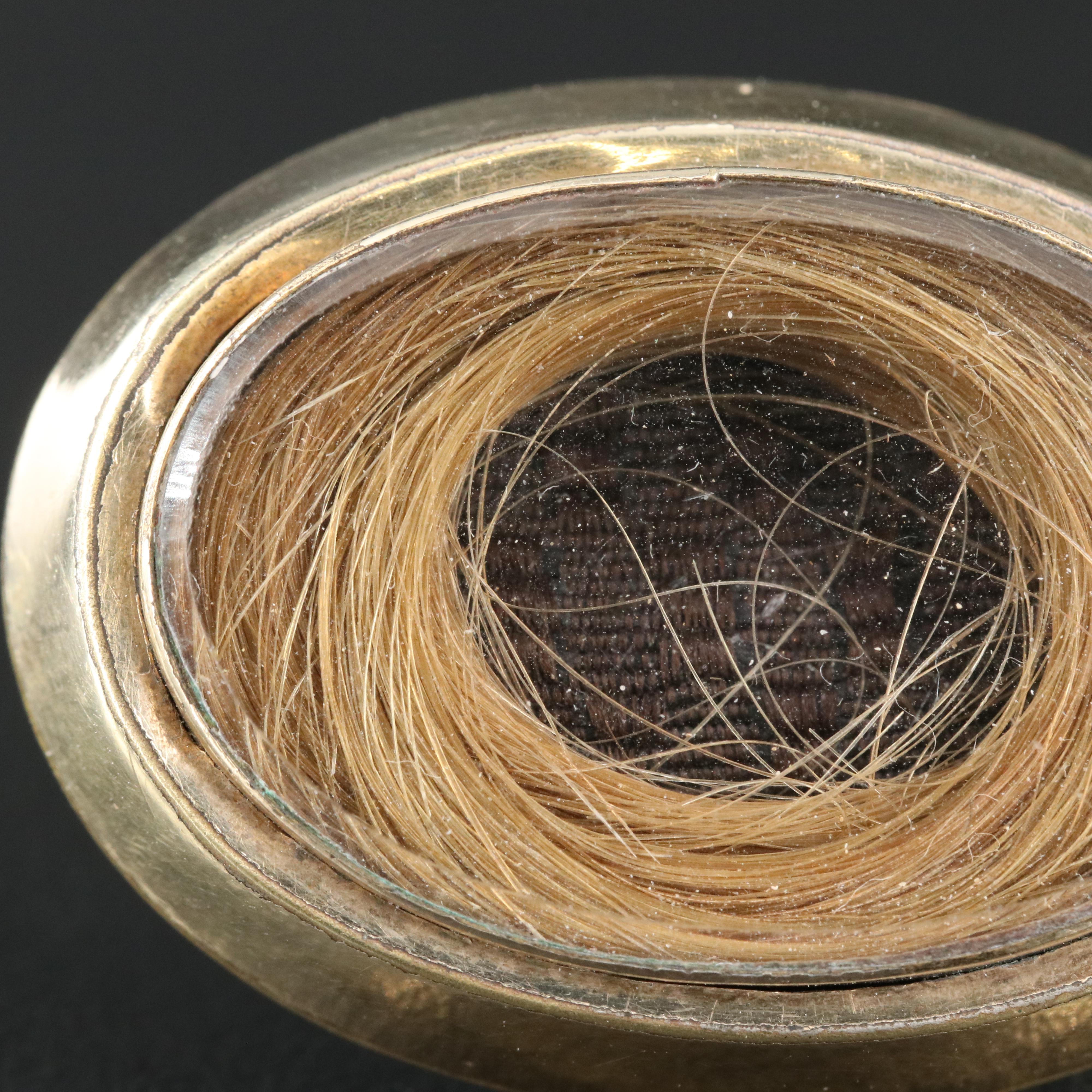 Victorian Hair Brooch