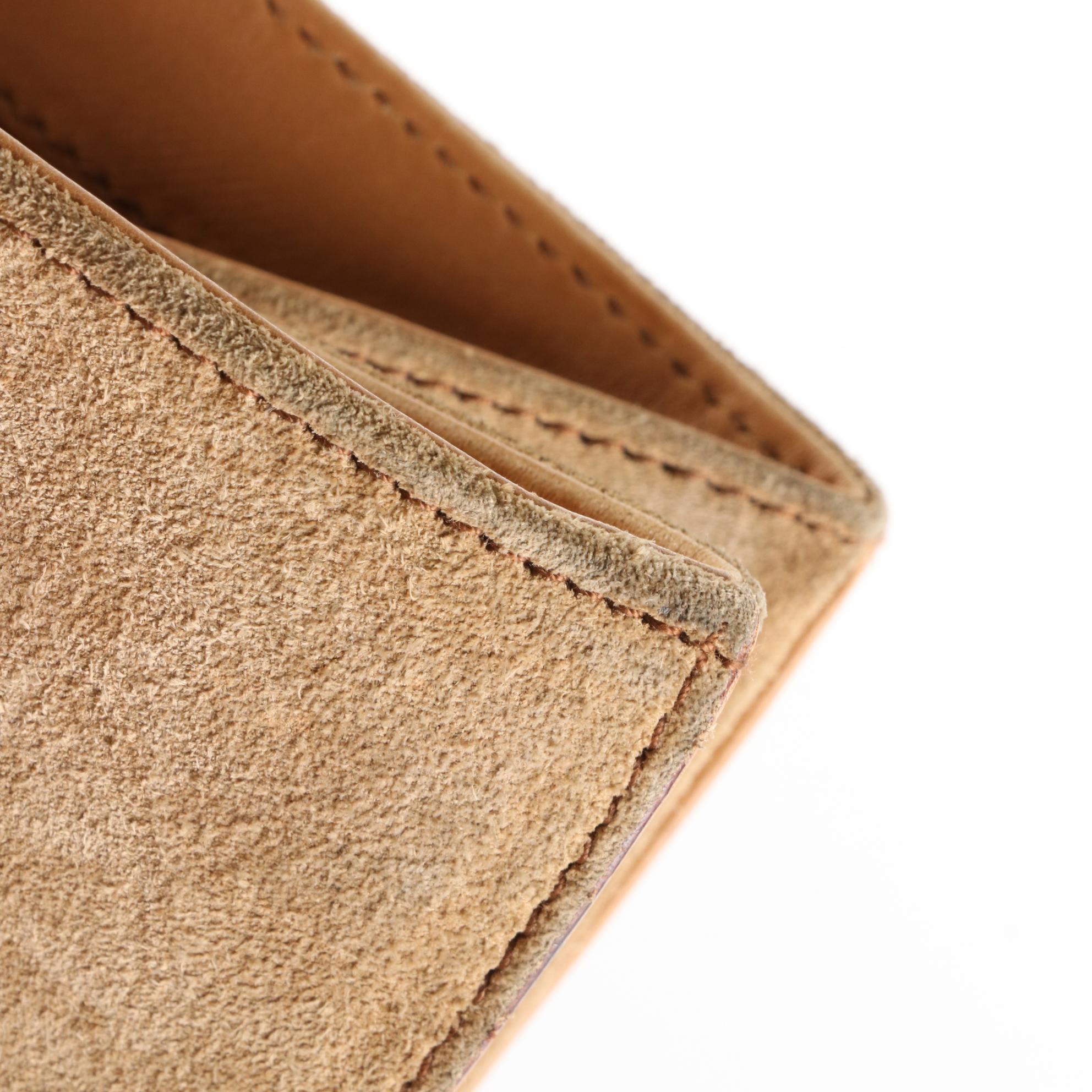 Gucci Nailhead Handbag in Suede with GG Canvas