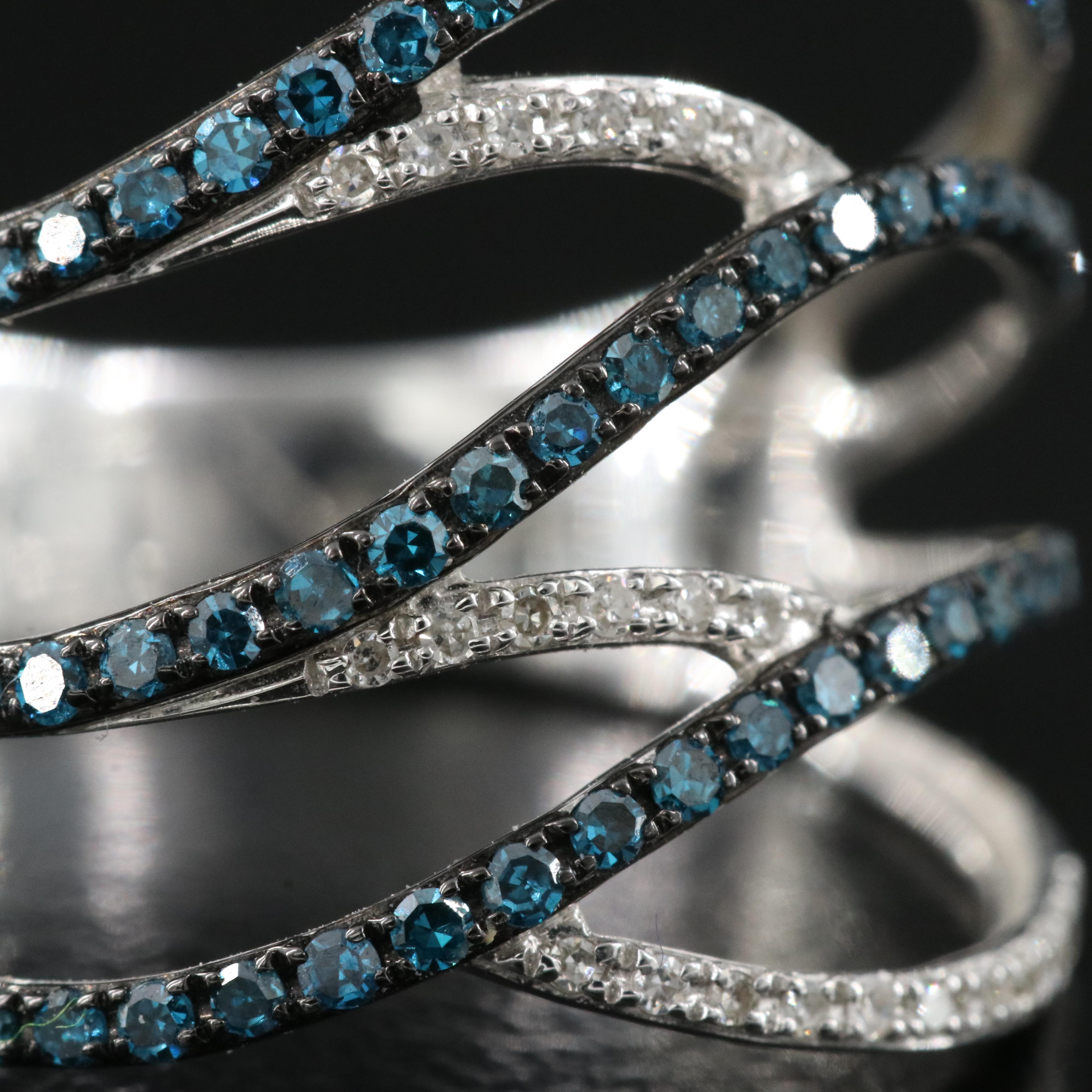 EFFY 14K 0.45 CTW Diamond Crossover Ring