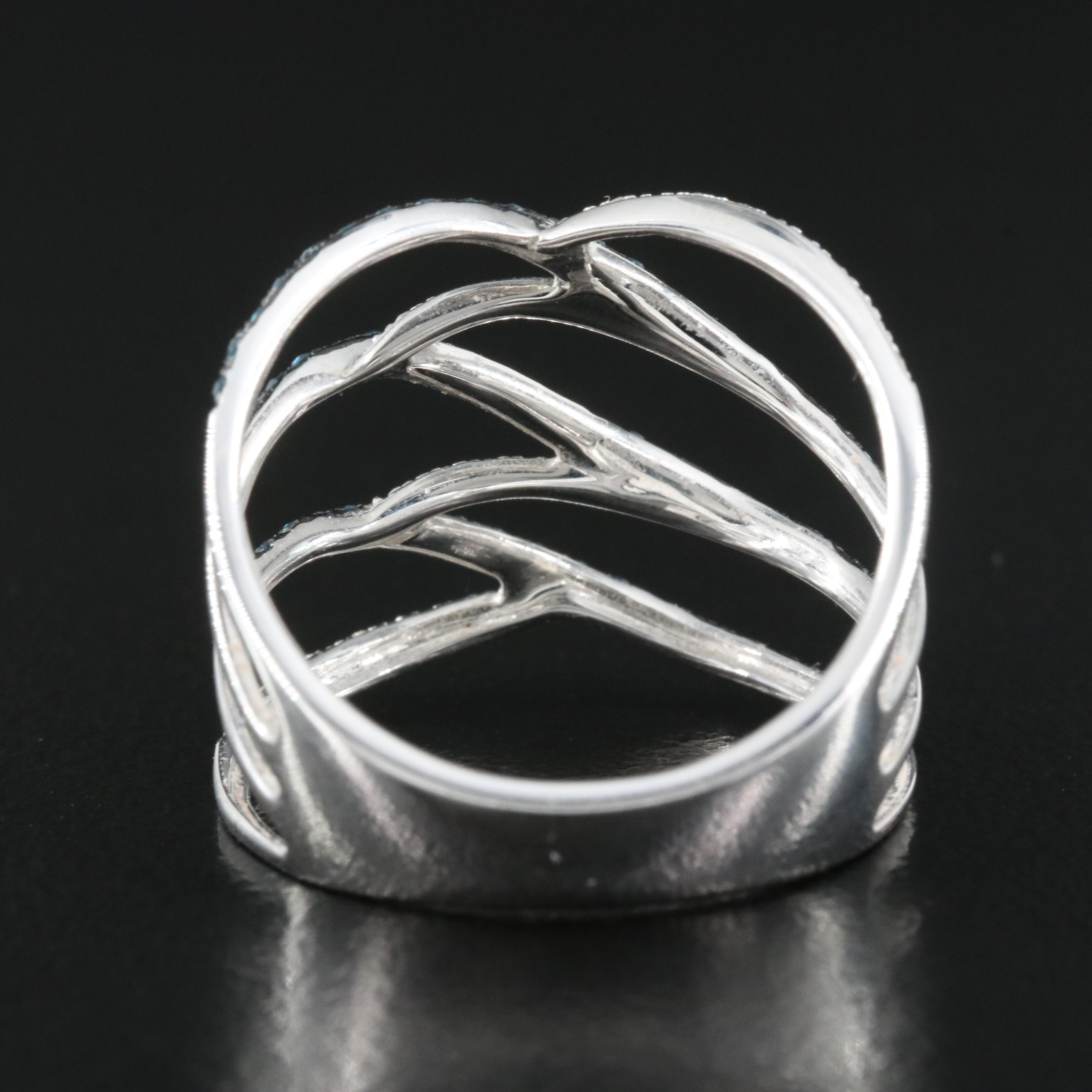 EFFY 14K 0.45 CTW Diamond Crossover Ring