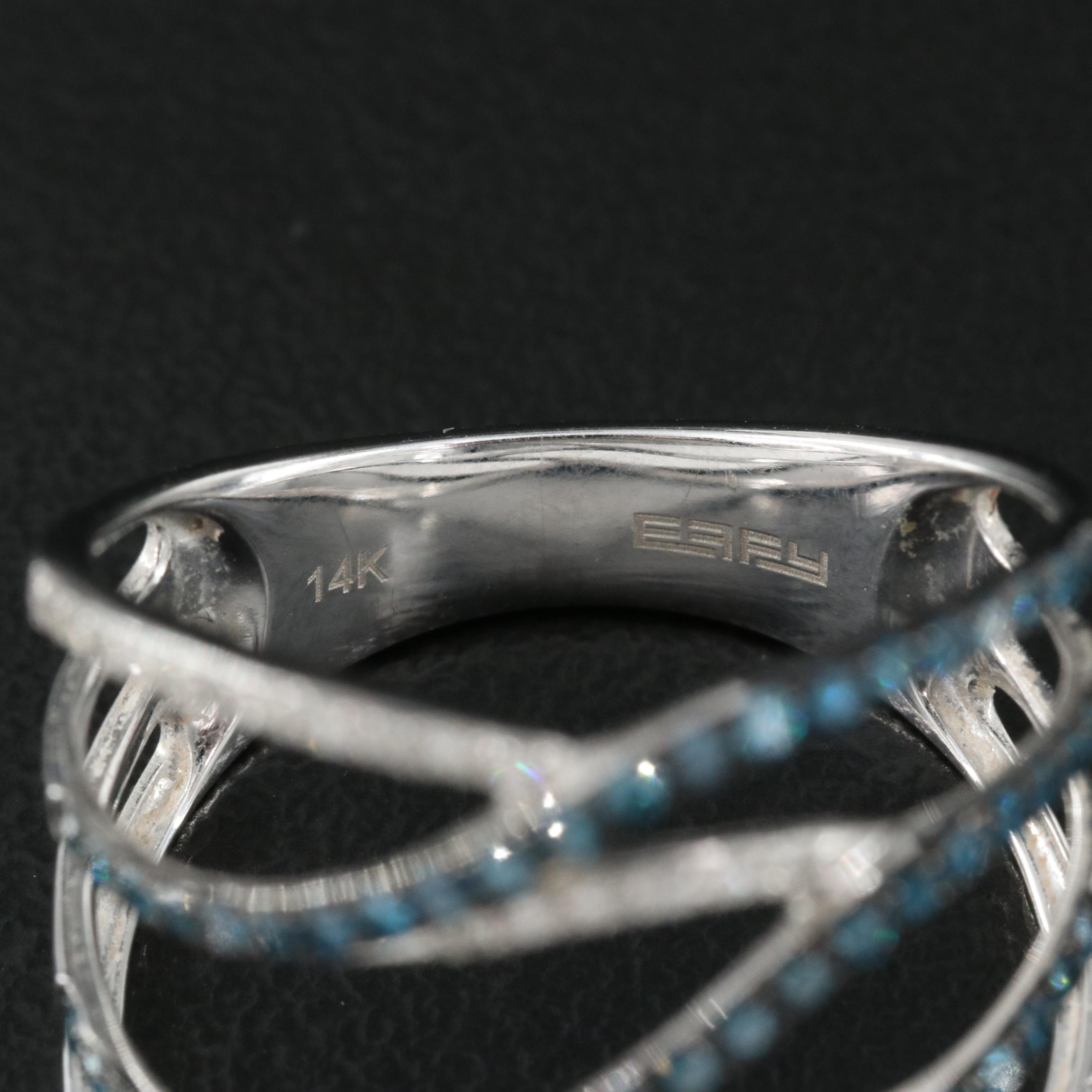 EFFY 14K 0.45 CTW Diamond Crossover Ring