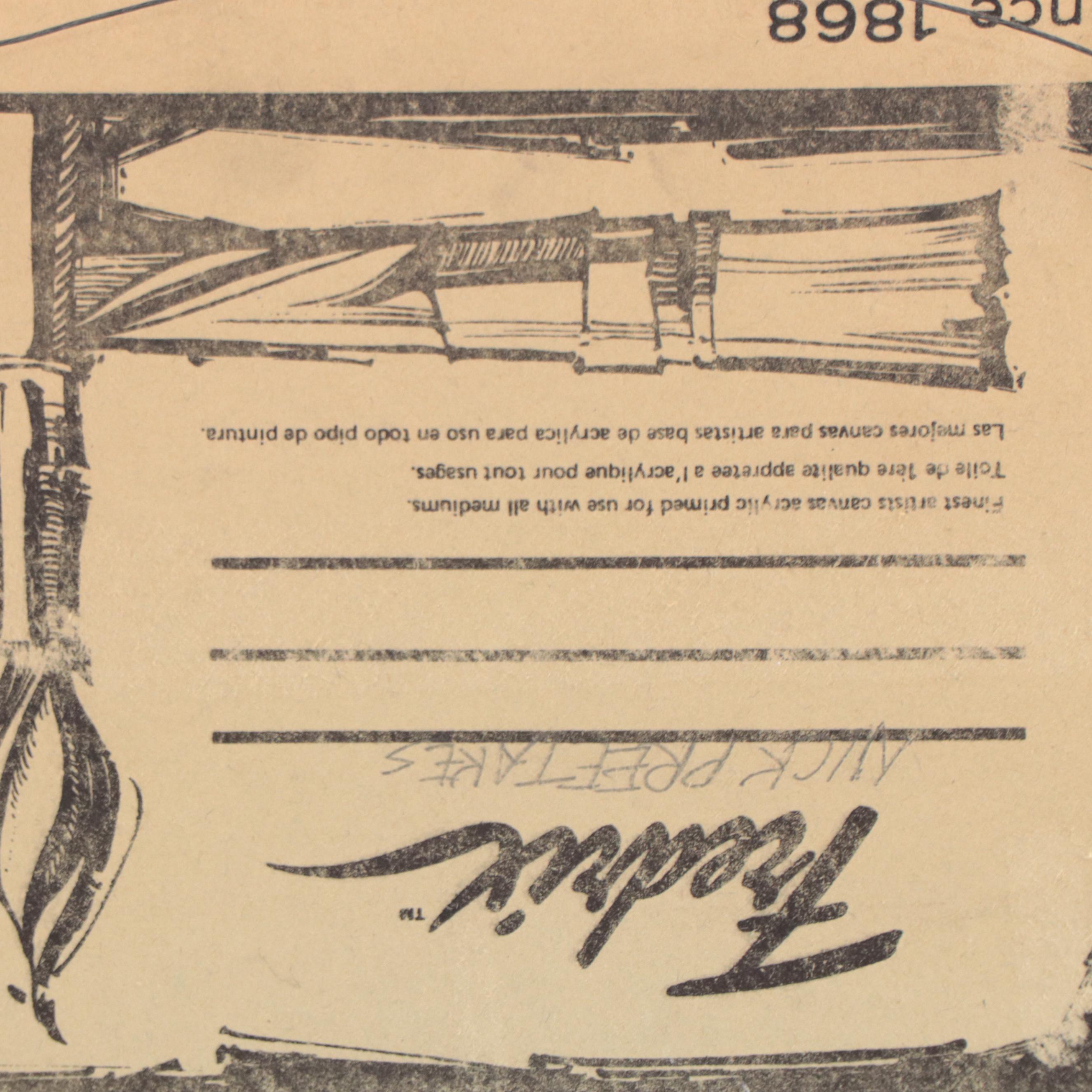 Impressionist Style Oil Paining of Figures in Park