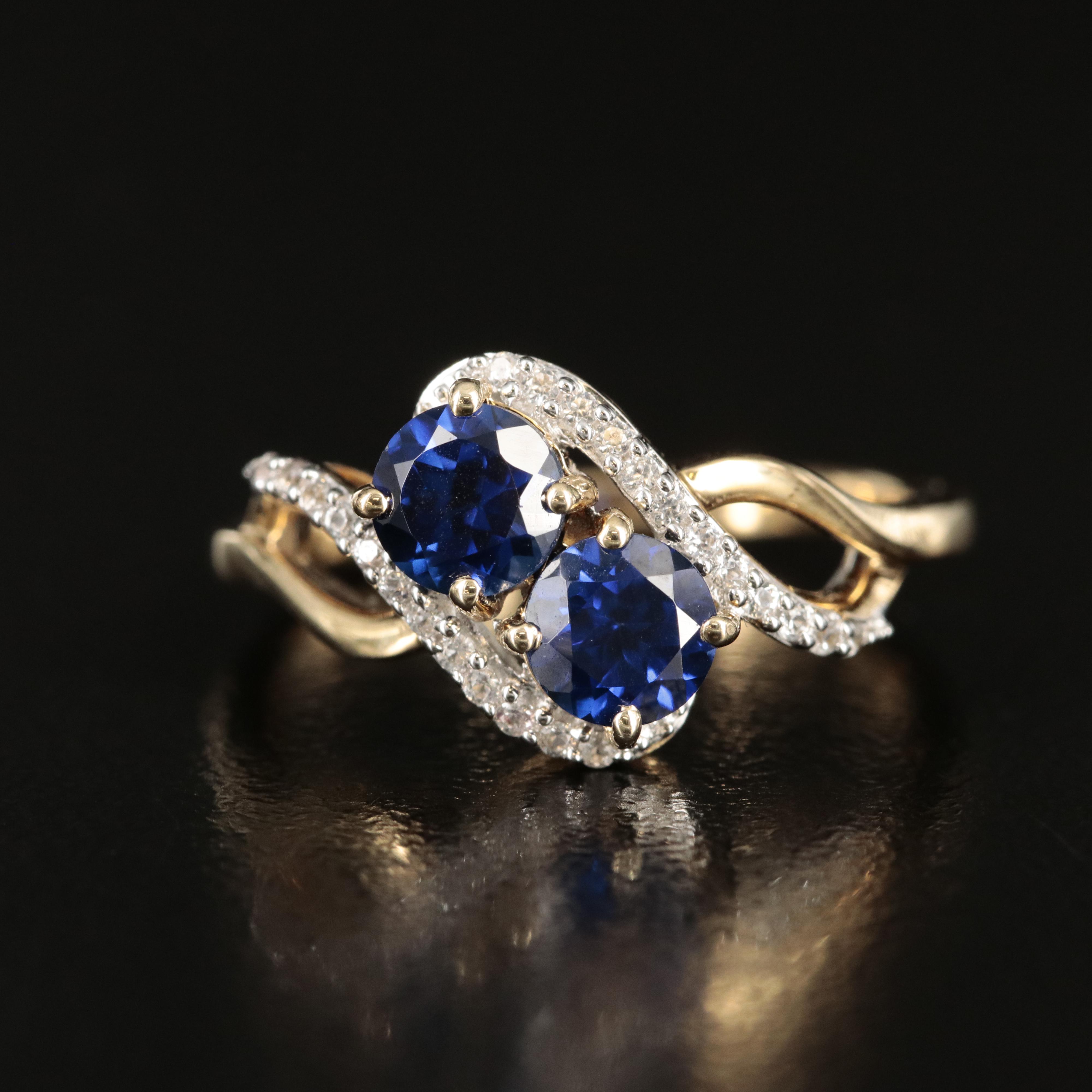 Sterling Sapphire Ring