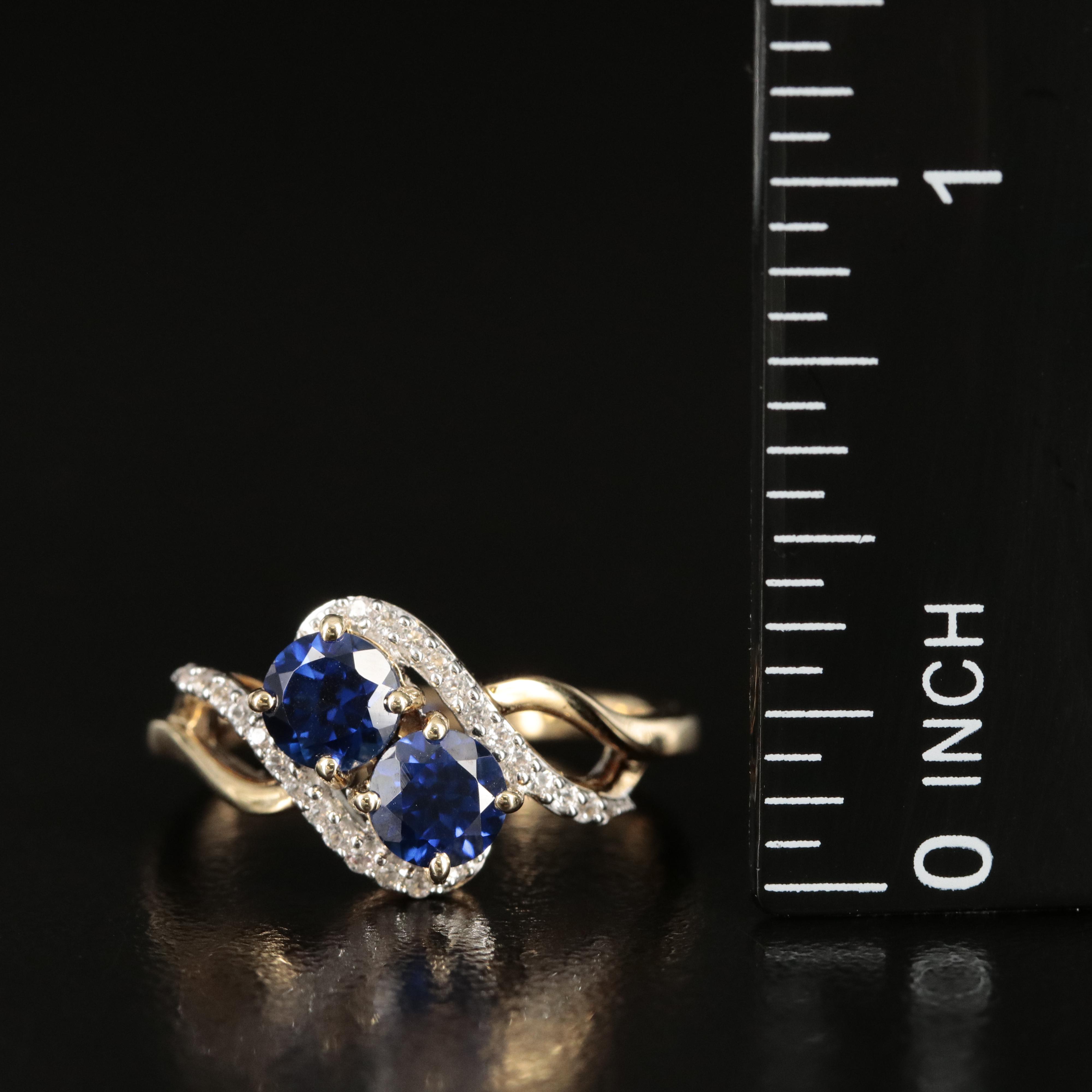 Sterling Sapphire Ring