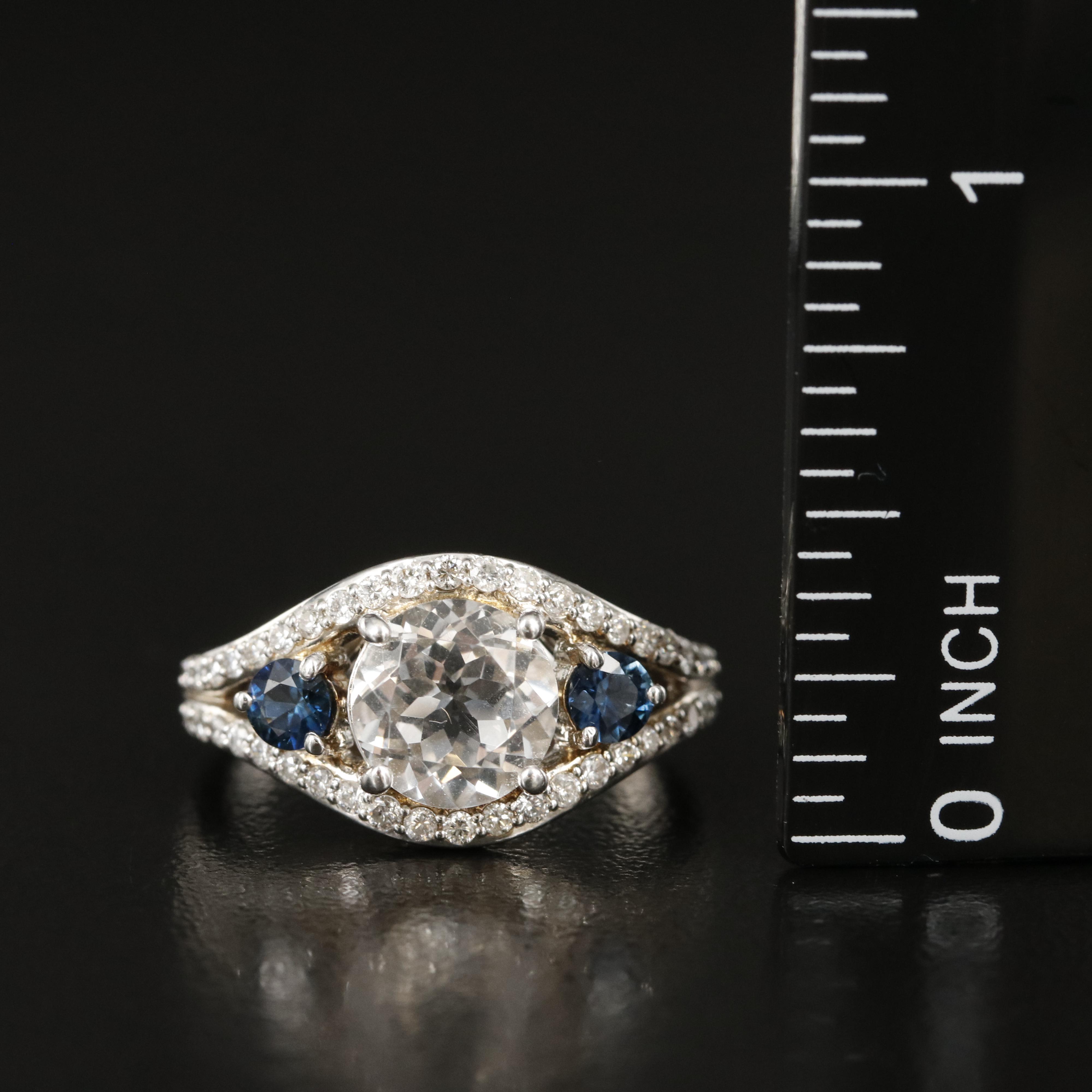 Sterling Sapphire Ring