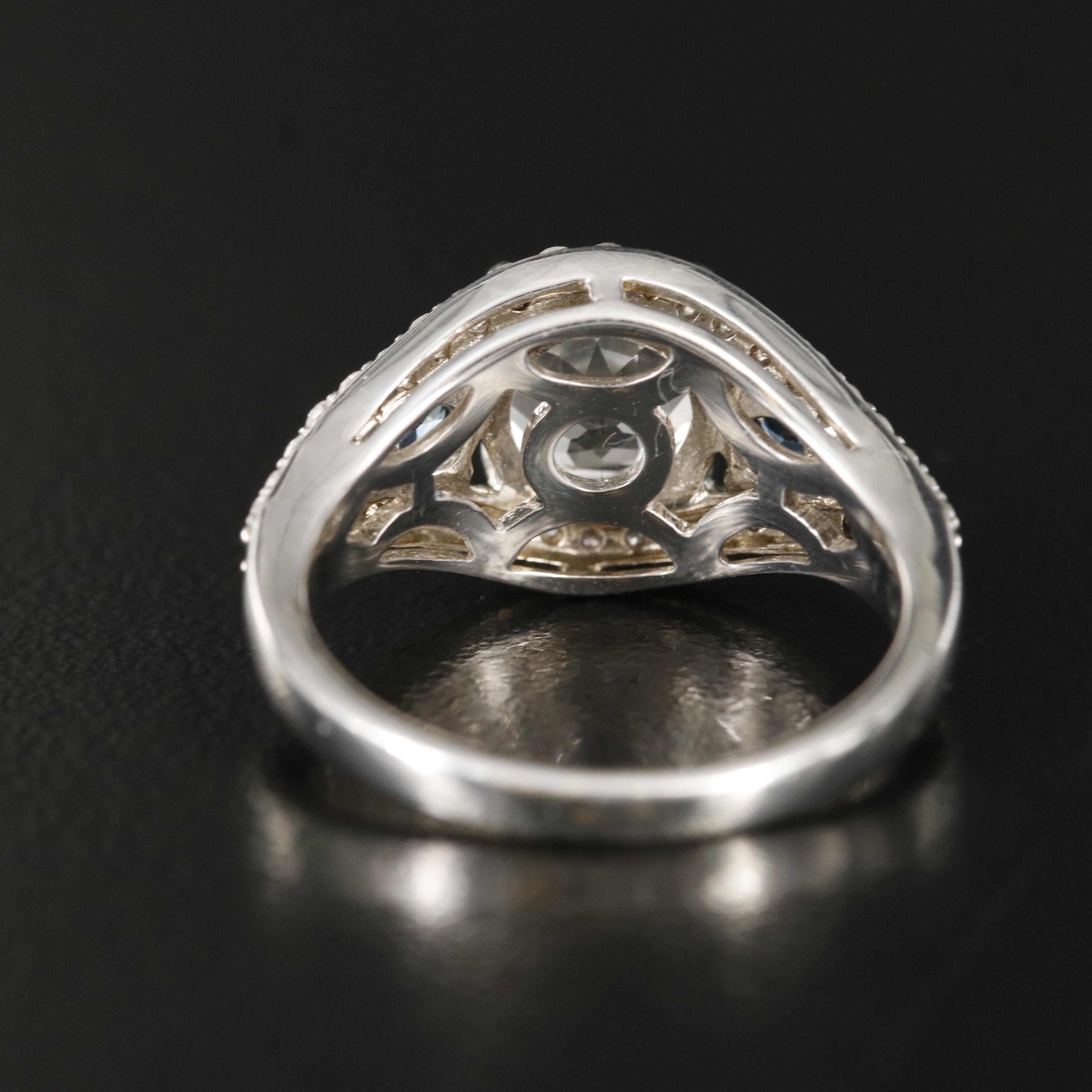 Sterling Sapphire Ring