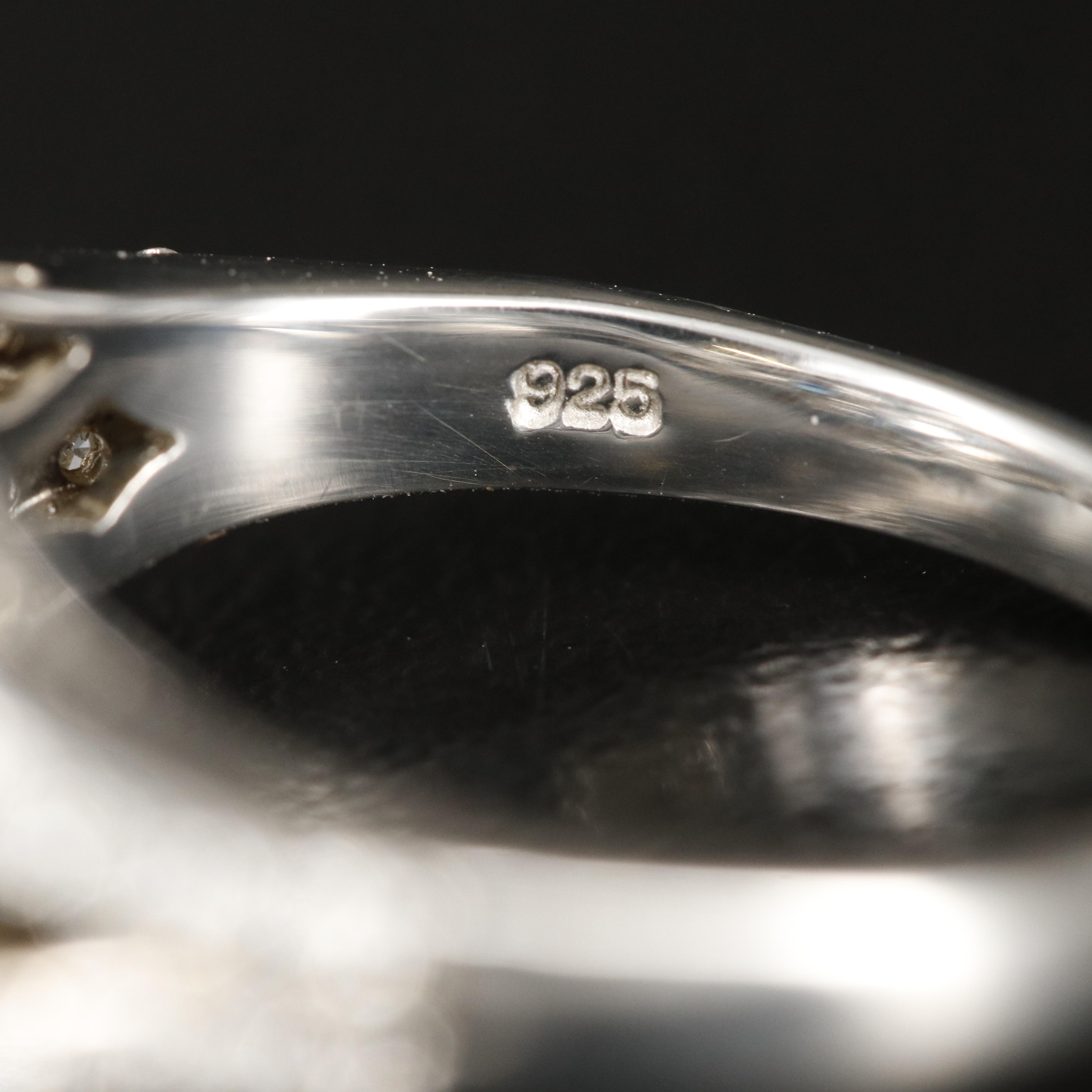 Sterling Sapphire Ring