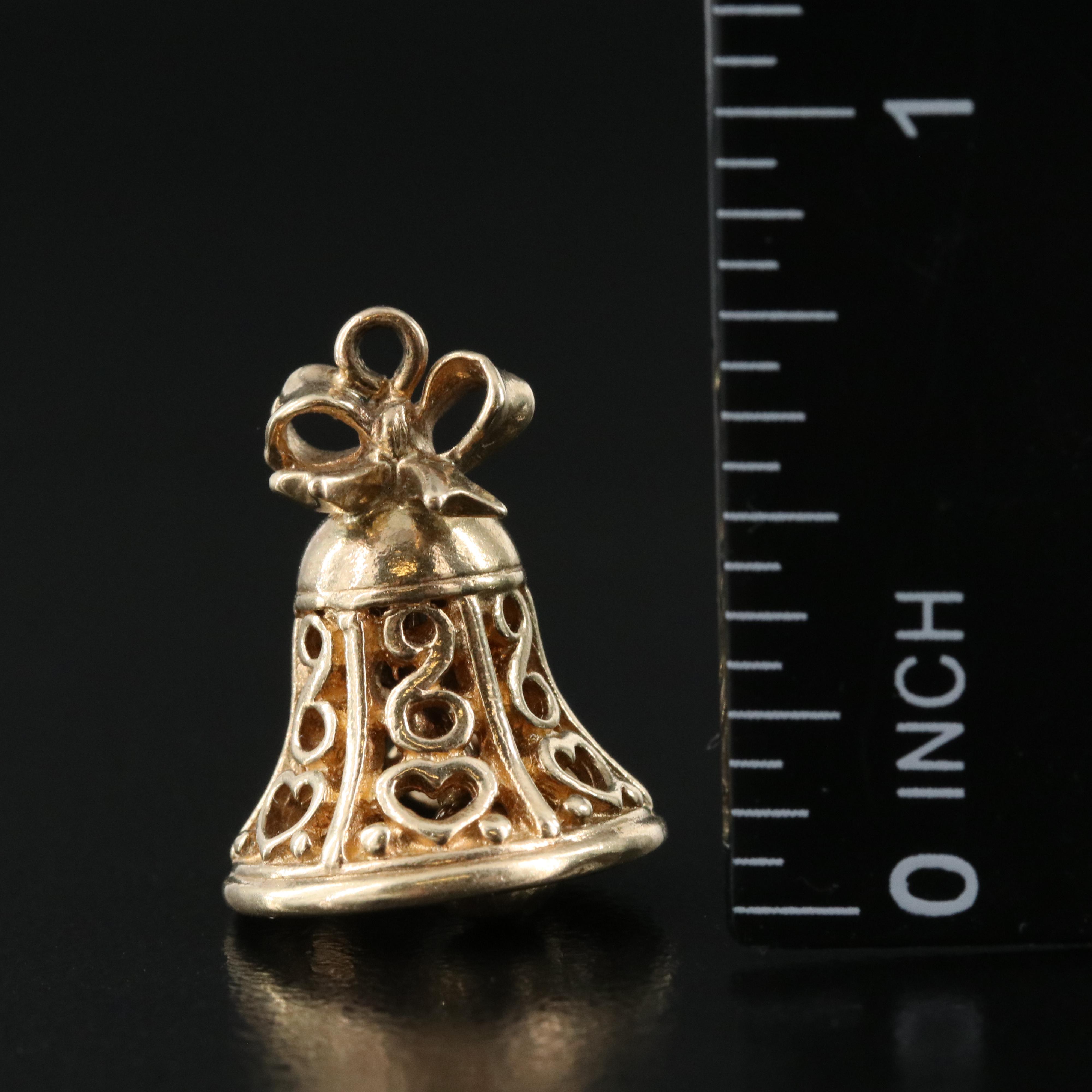 Vintage B.A. Ballou & Co. 14K Bell Charm