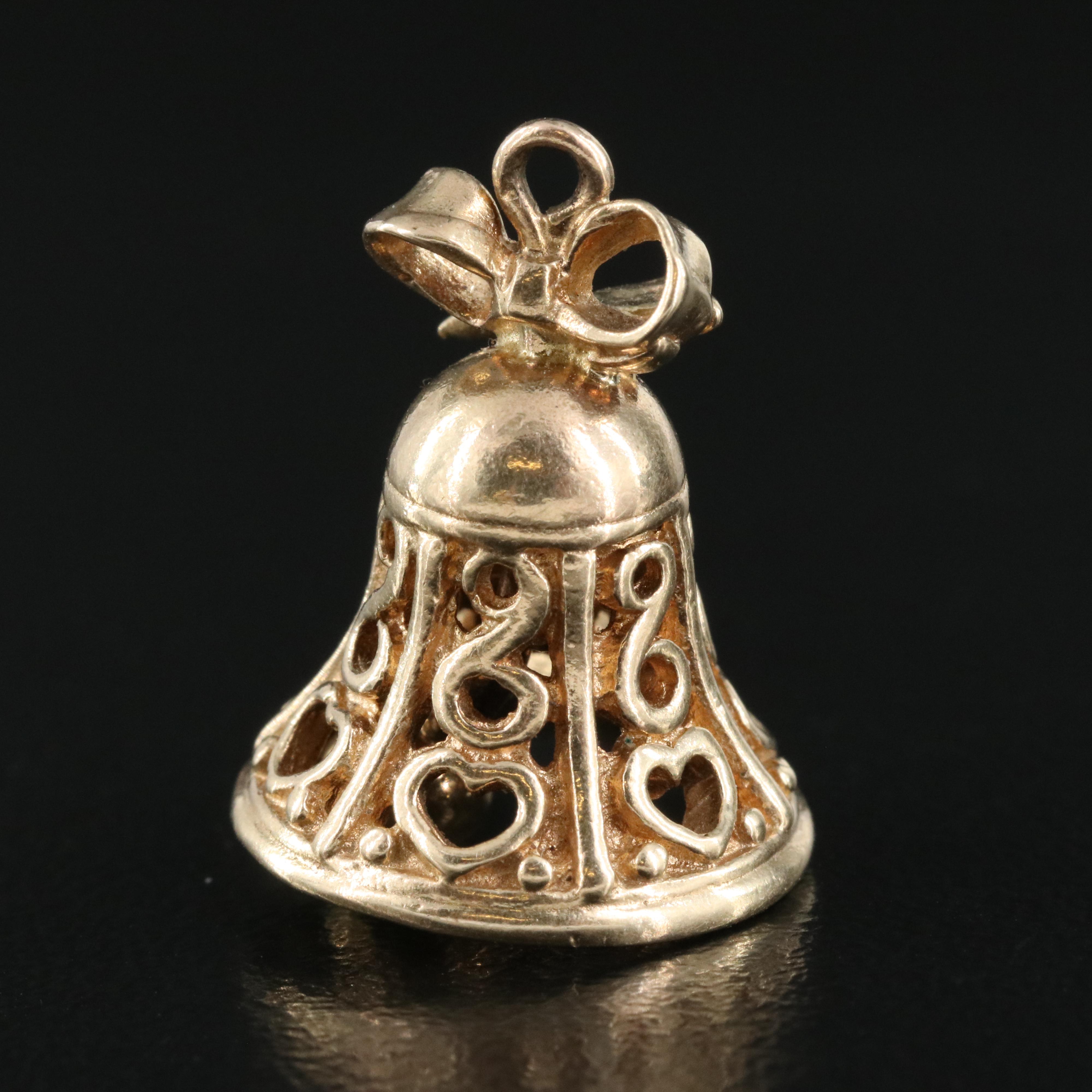 Vintage B.A. Ballou & Co. 14K Bell Charm
