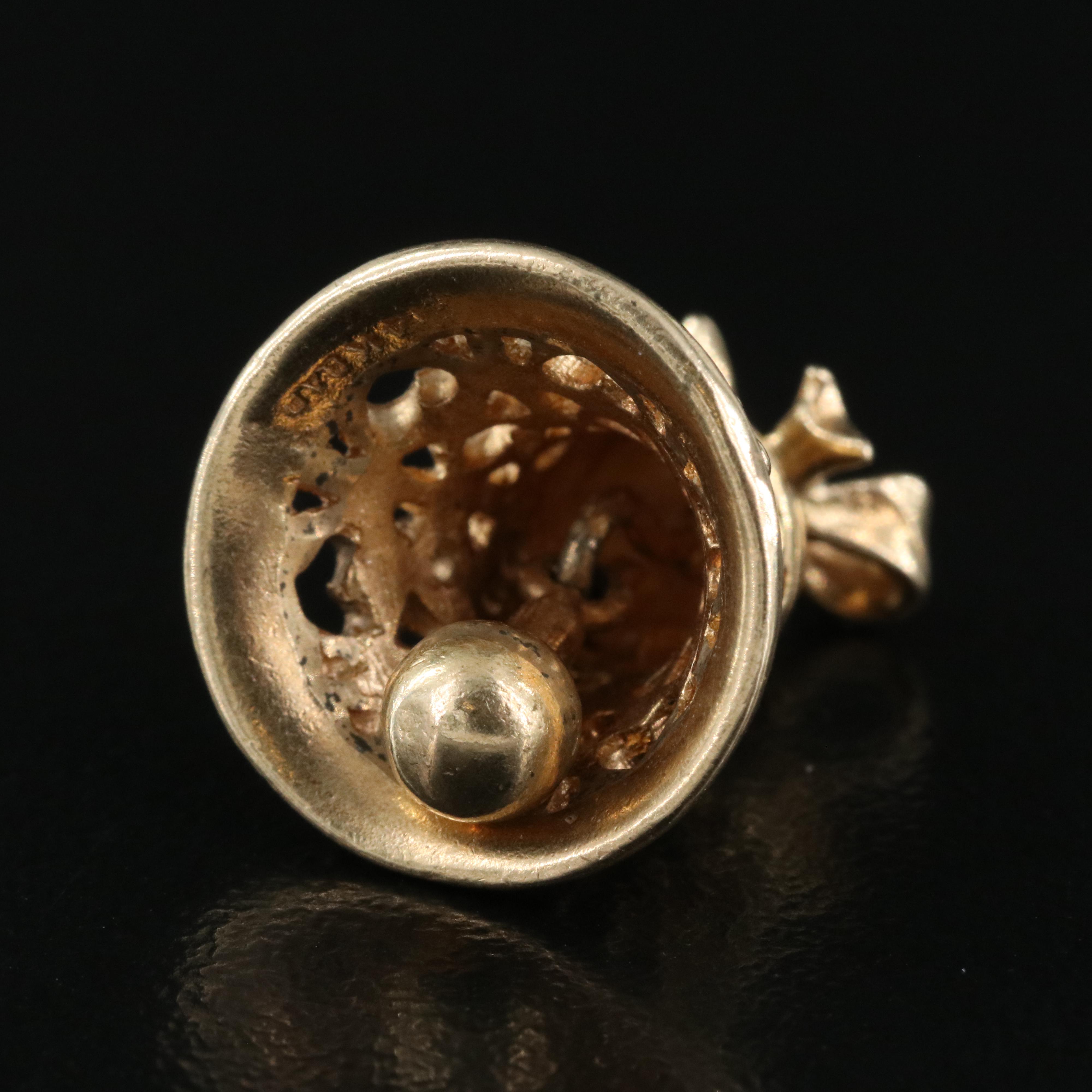 Vintage B.A. Ballou & Co. 14K Bell Charm