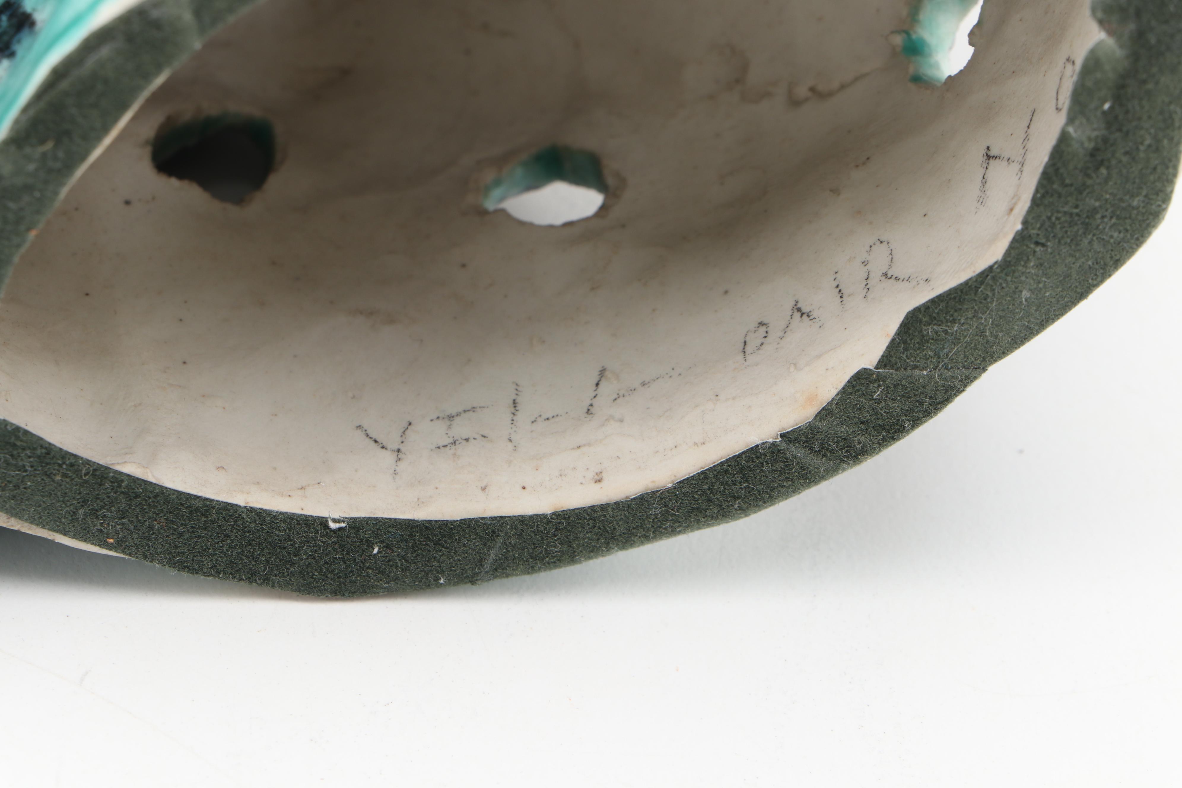 Pair of Chinese Glazed Porcelain Parrot Figures