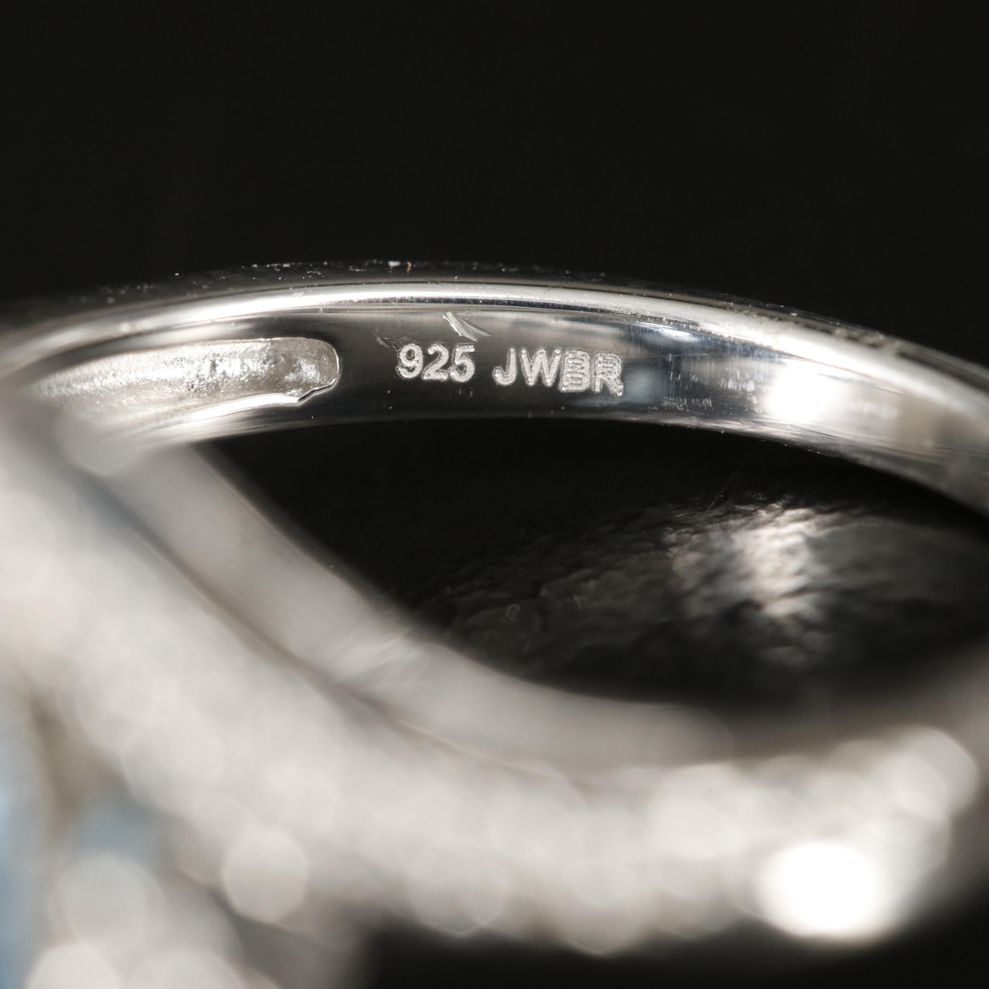 Sterling Swiss Blue Topaz Ring