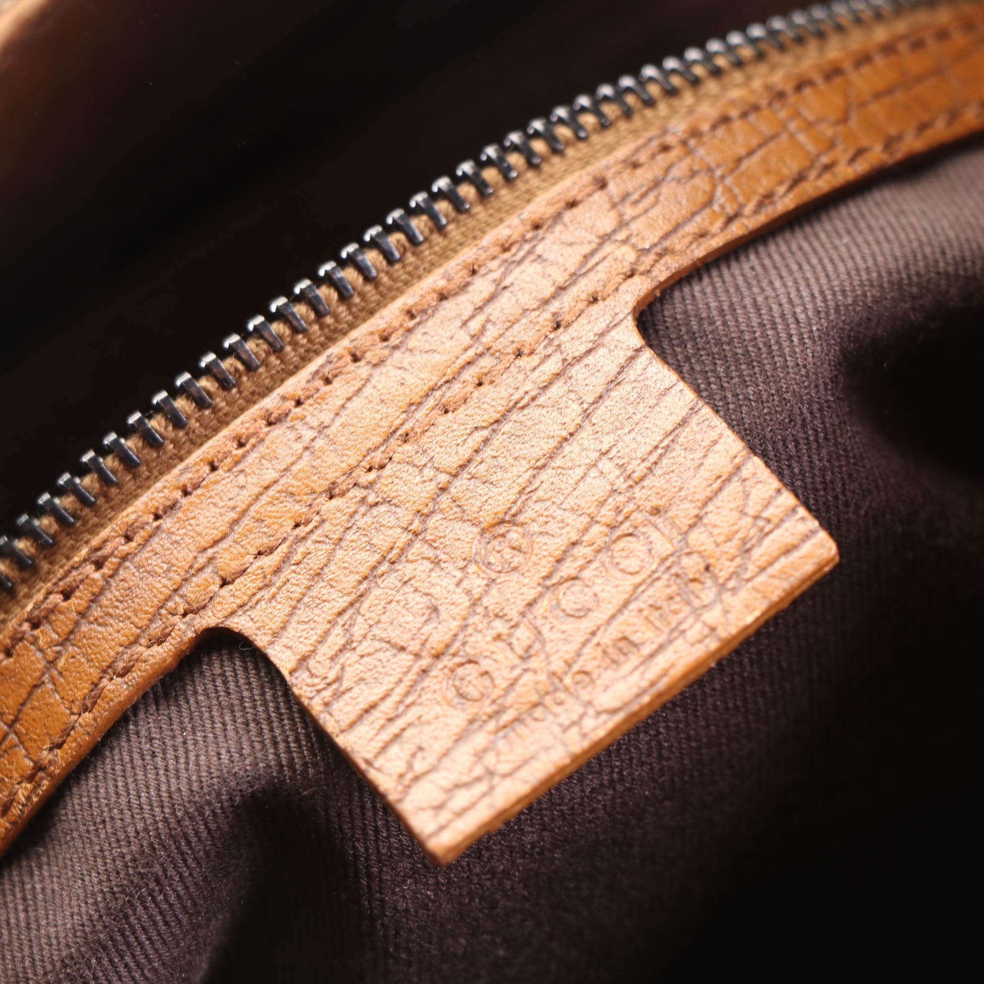 Gucci GG Canvas Wood Handle Bag