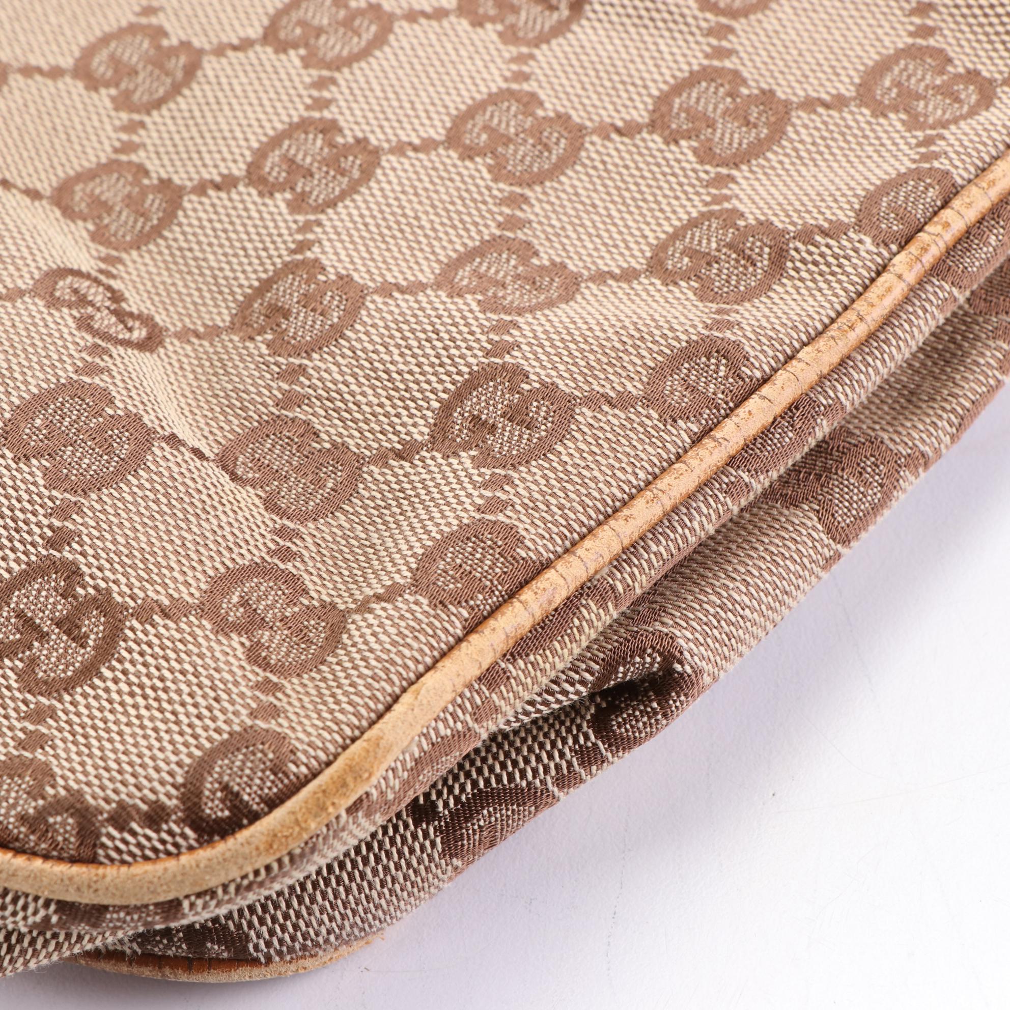 Gucci GG Canvas Wood Handle Bag