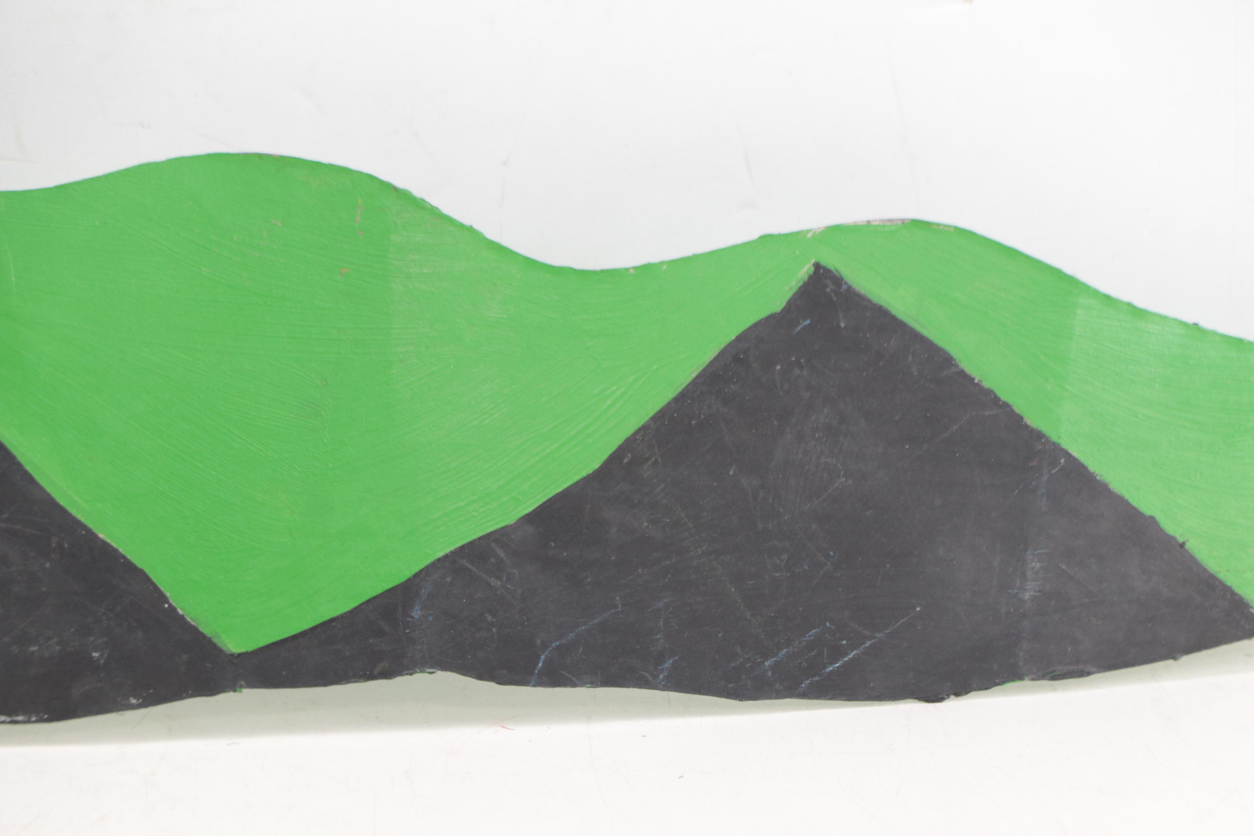 R.A. Miller Folk Art Acrylic Painting of Creature