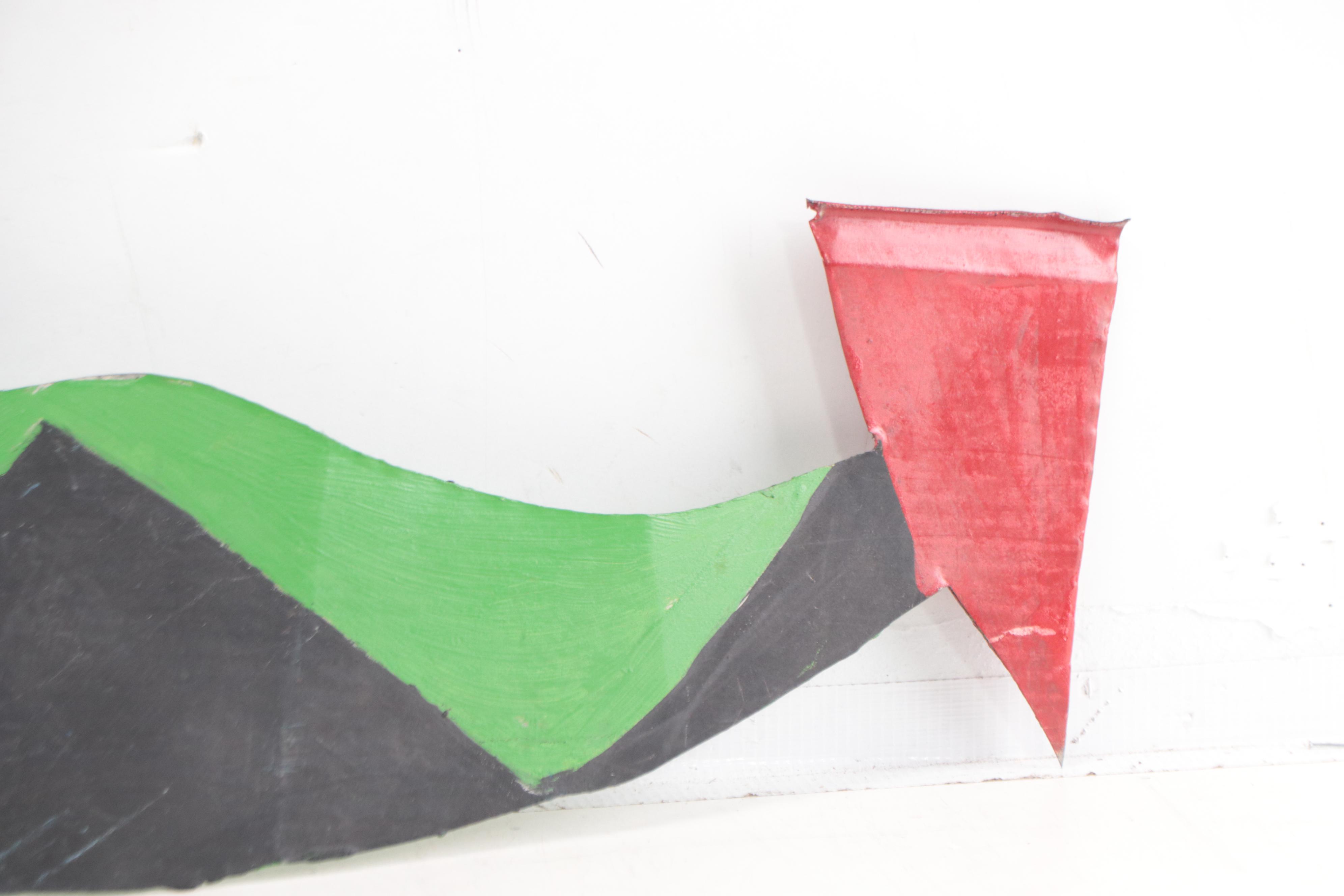 R.A. Miller Folk Art Acrylic Painting of Creature