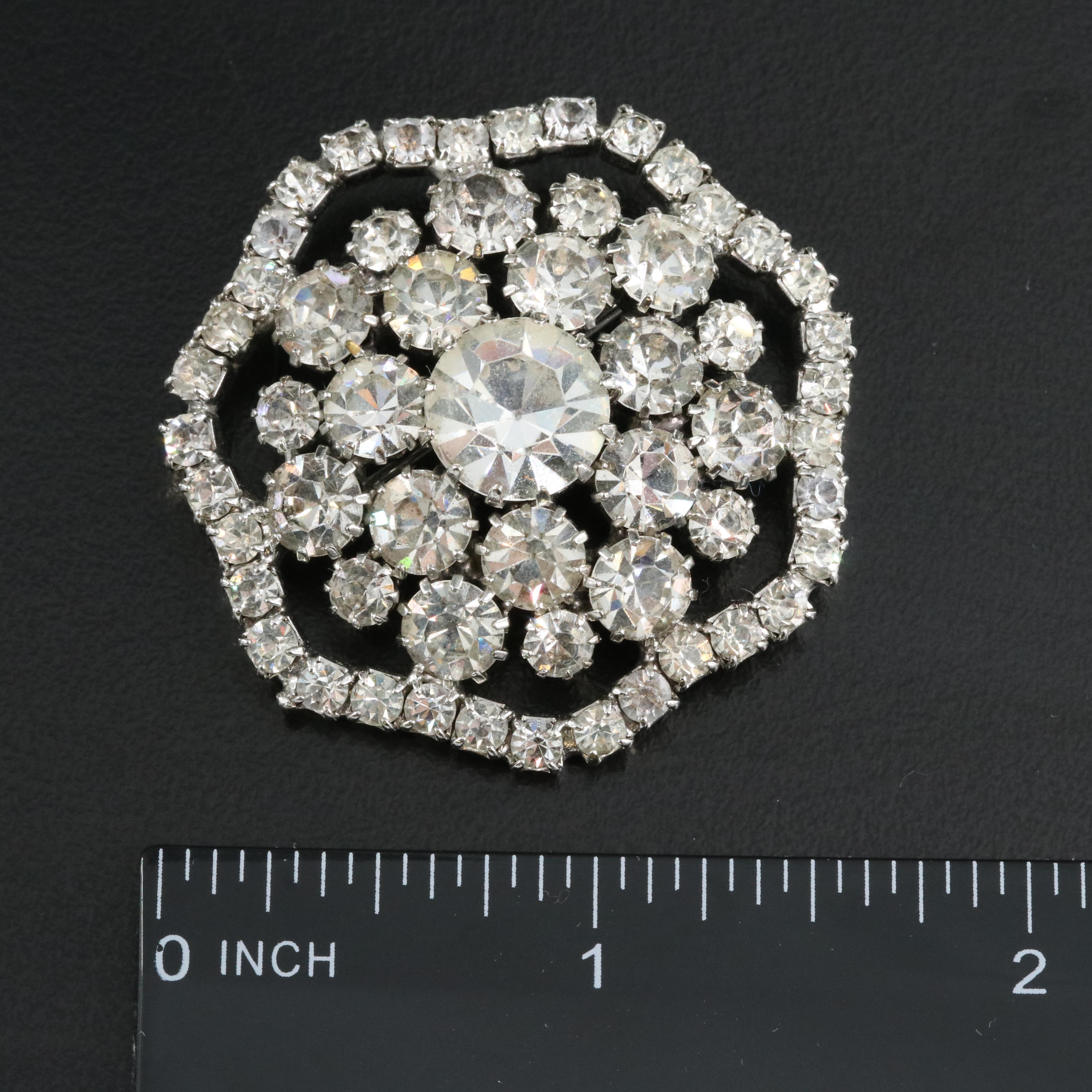 Jomaz, Iris Glass and 835 Silver Rhinestone Jewelry Selection