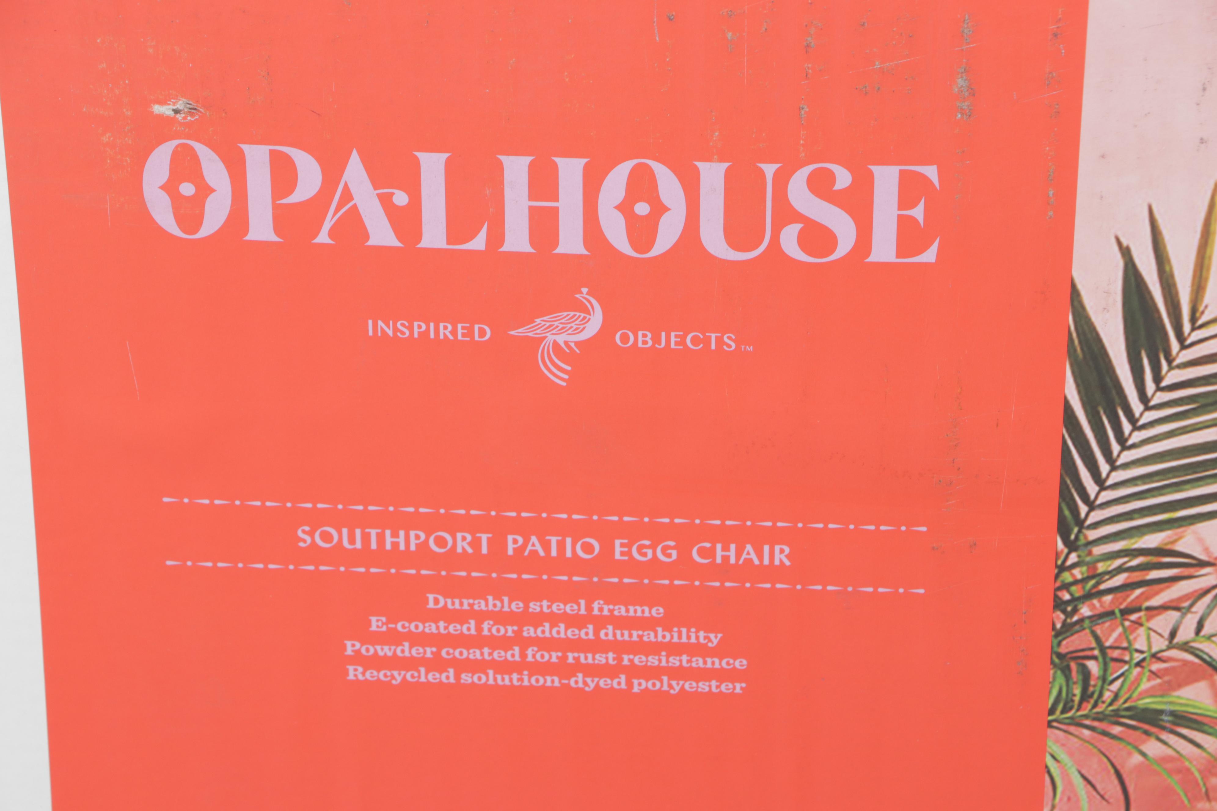 Opalhouse Southport Resin Wicker Patio Egg Chair