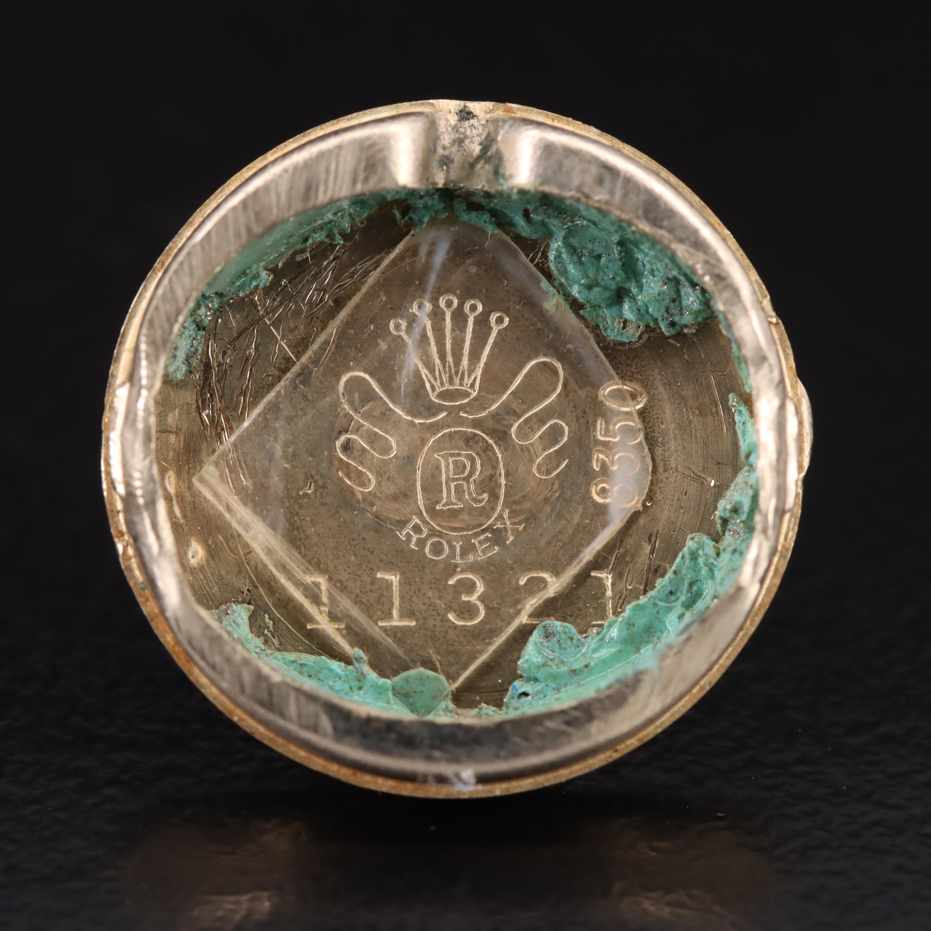 Vintage Rolex "Quartz Retrofit" 14K 1.20 CTW Diamond Bezel Watch