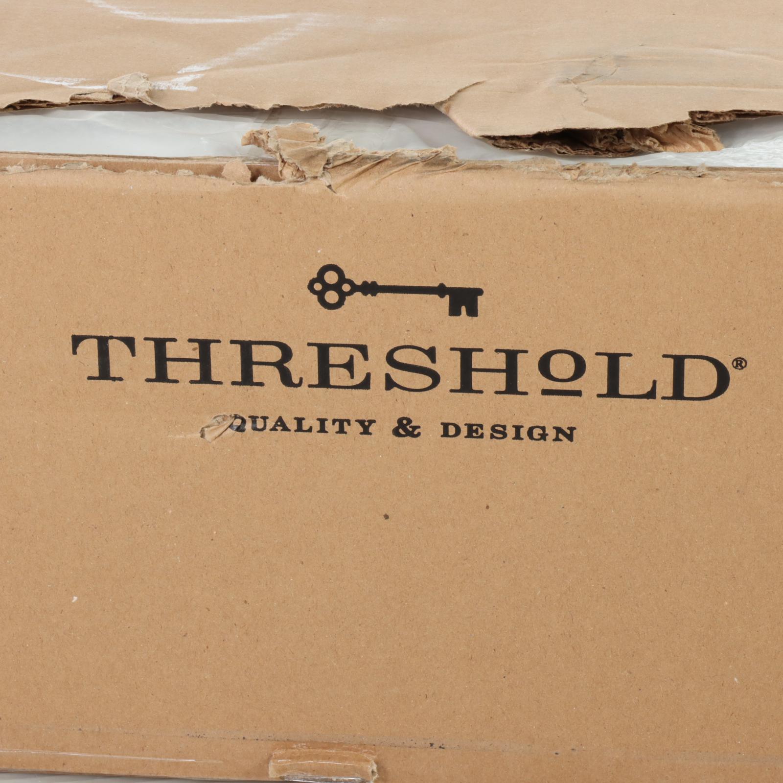 Threshold Portola Hills Caned Door Console With Shelves EBTH