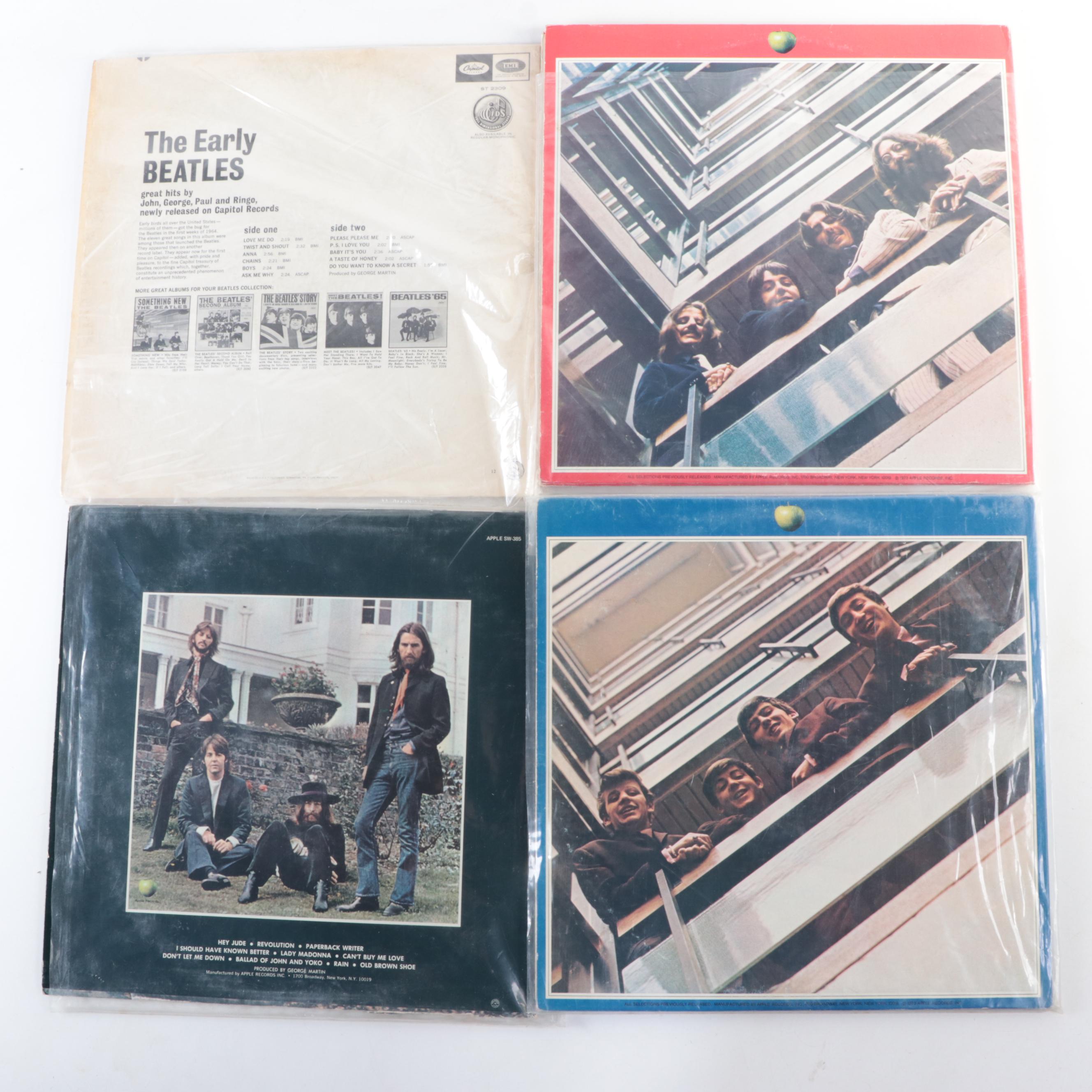 The Beatles "Hey Jude" and Other LP Vinyl Records