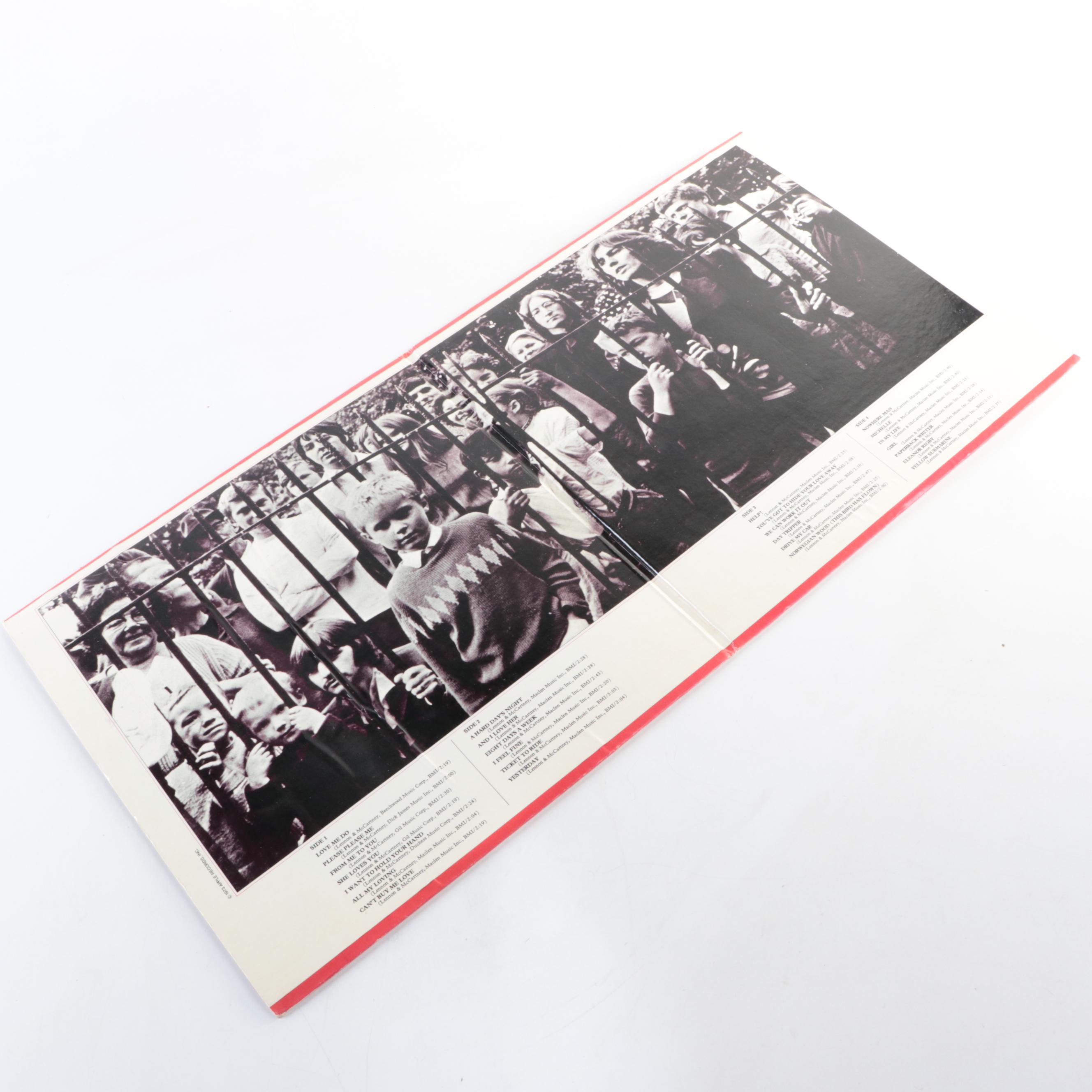 The Beatles "Hey Jude" and Other LP Vinyl Records